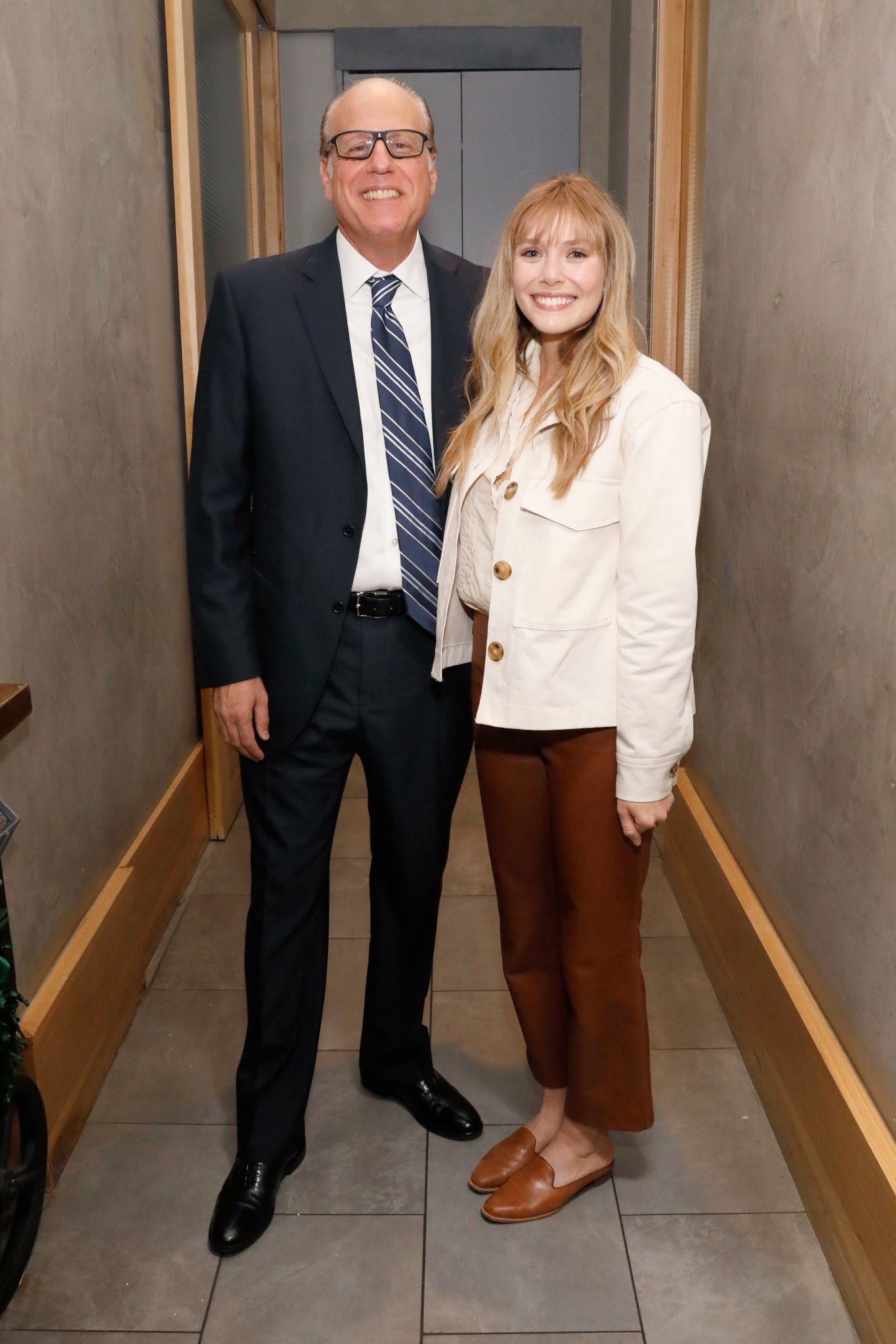 Elizabeth Olsen attends EBMRF’s Sip, Savor & Support Benefit