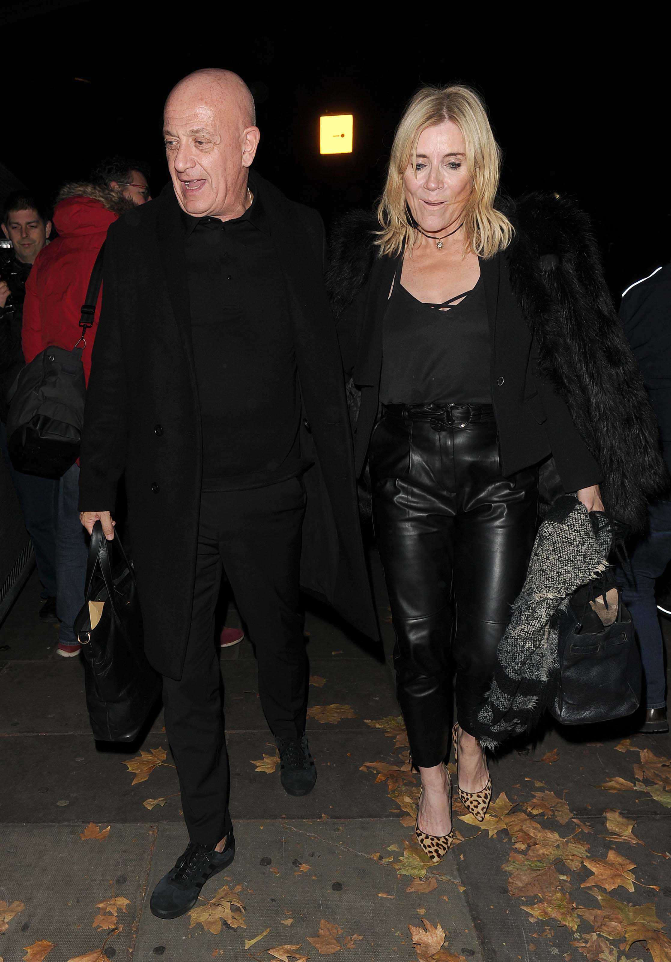 Michelle Collins arrives at Phil Turner 50th Birthday Party