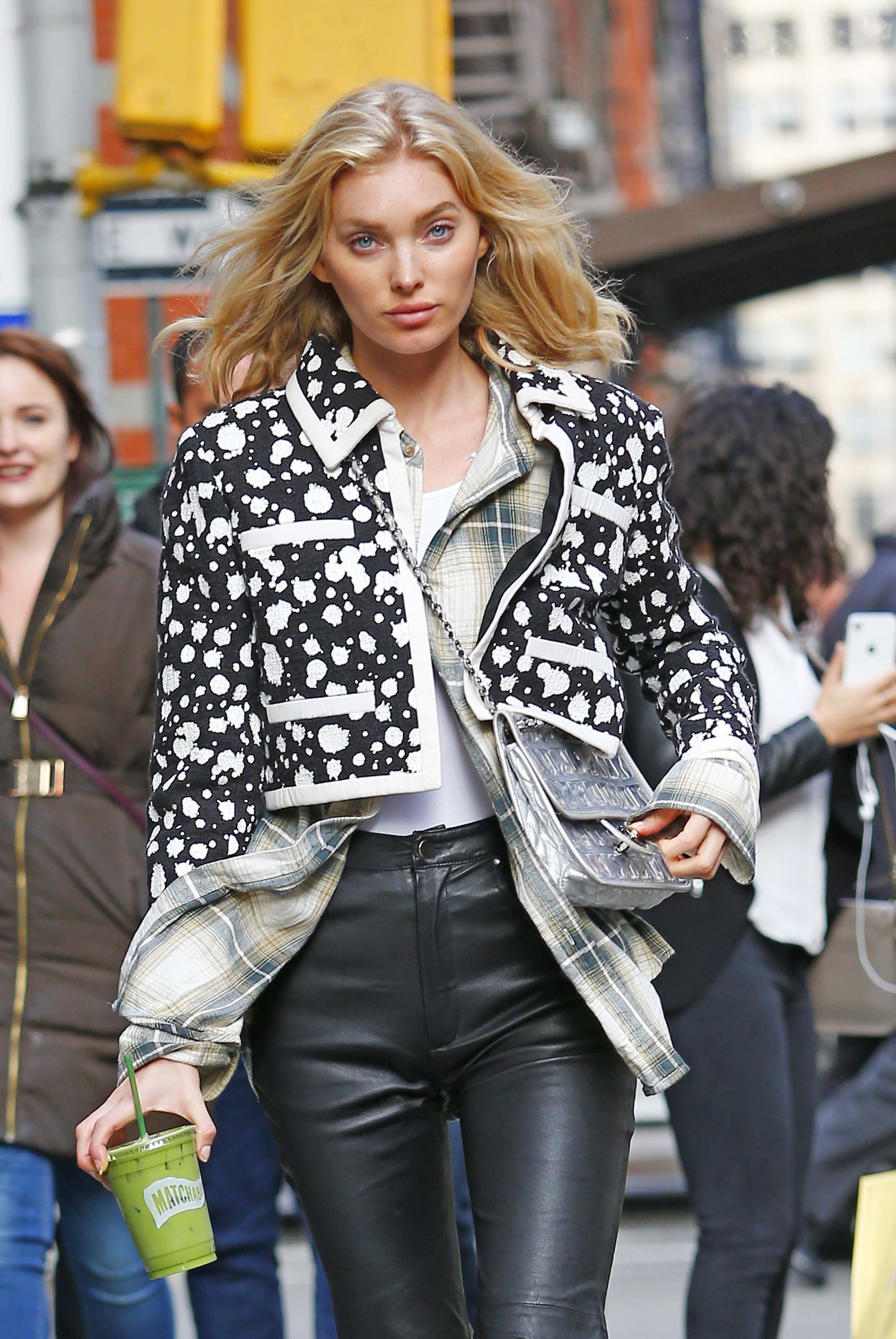 Elsa Hosk out in NYC