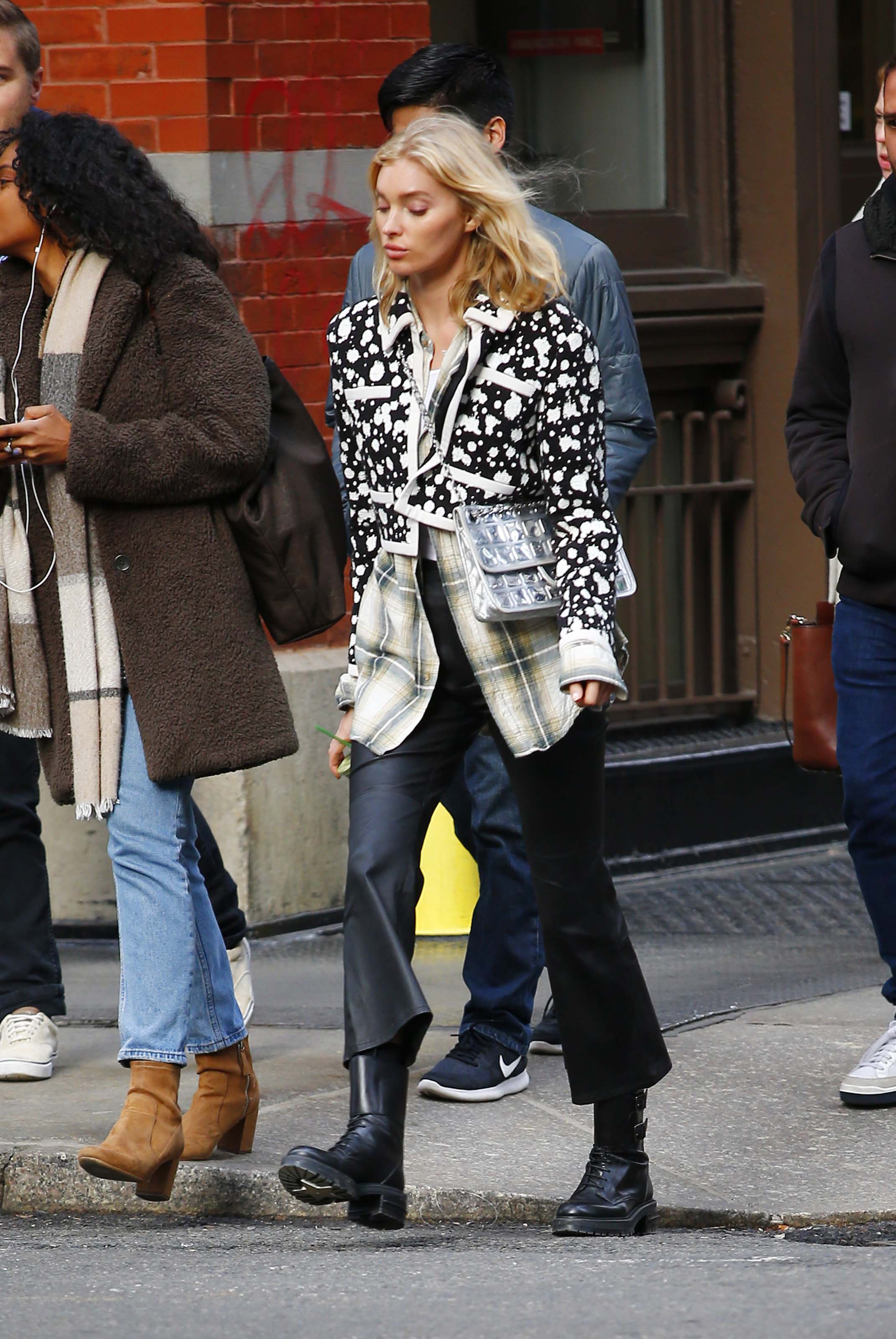 Elsa Hosk out in NYC