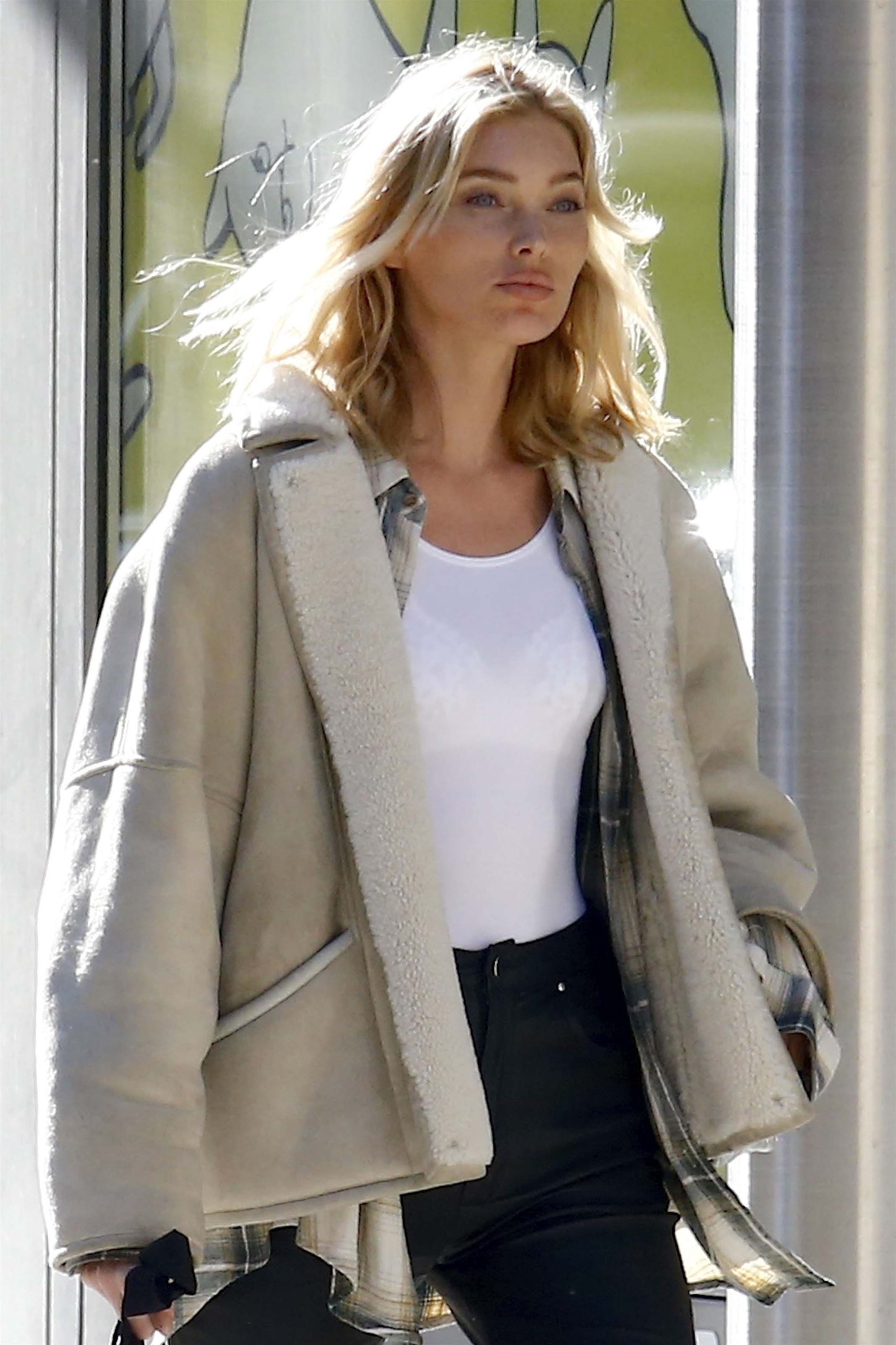 Elsa Hosk out in NYC