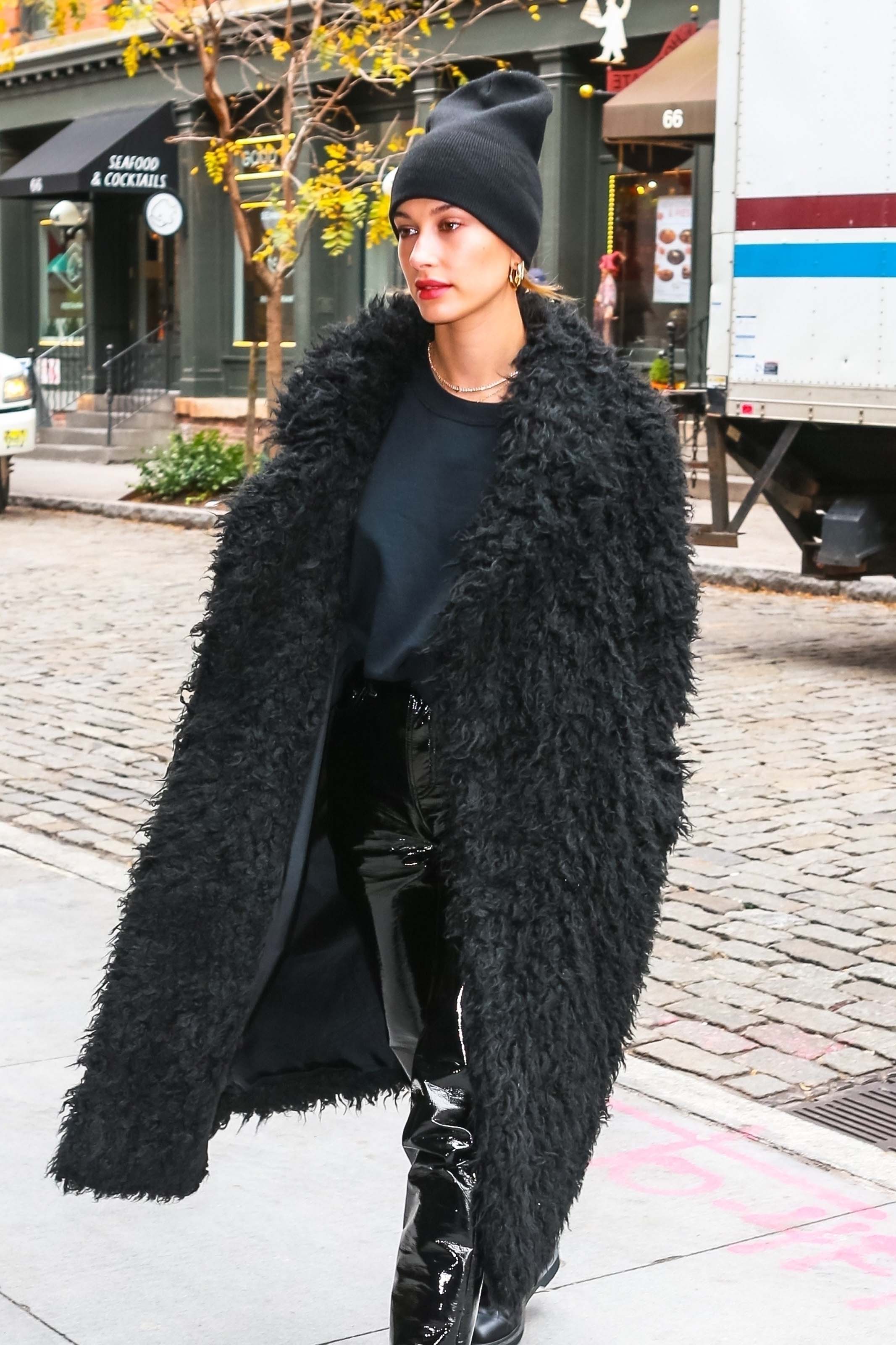 Hailey Baldwin out in NYC