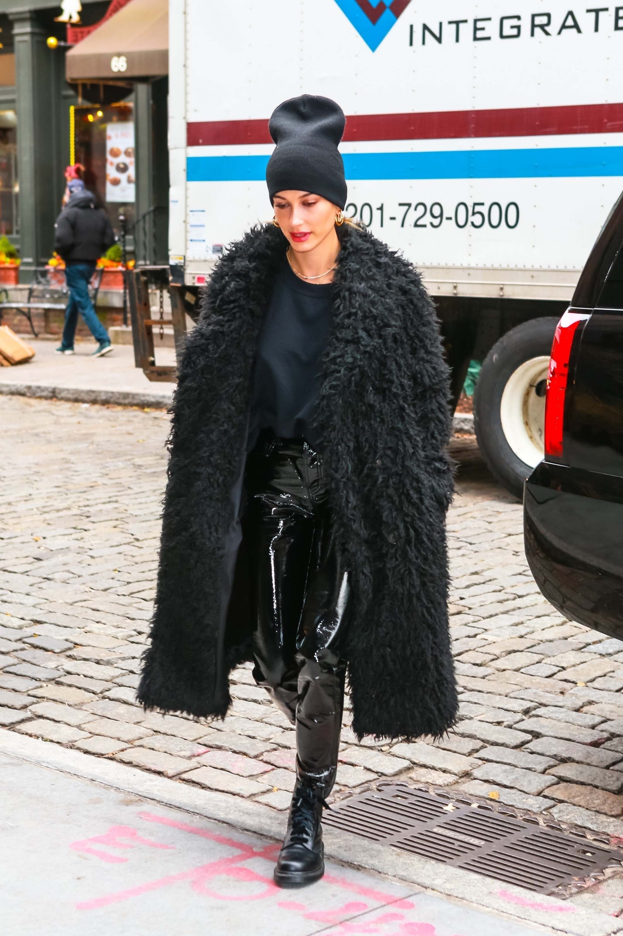 Hailey Baldwin out in NYC