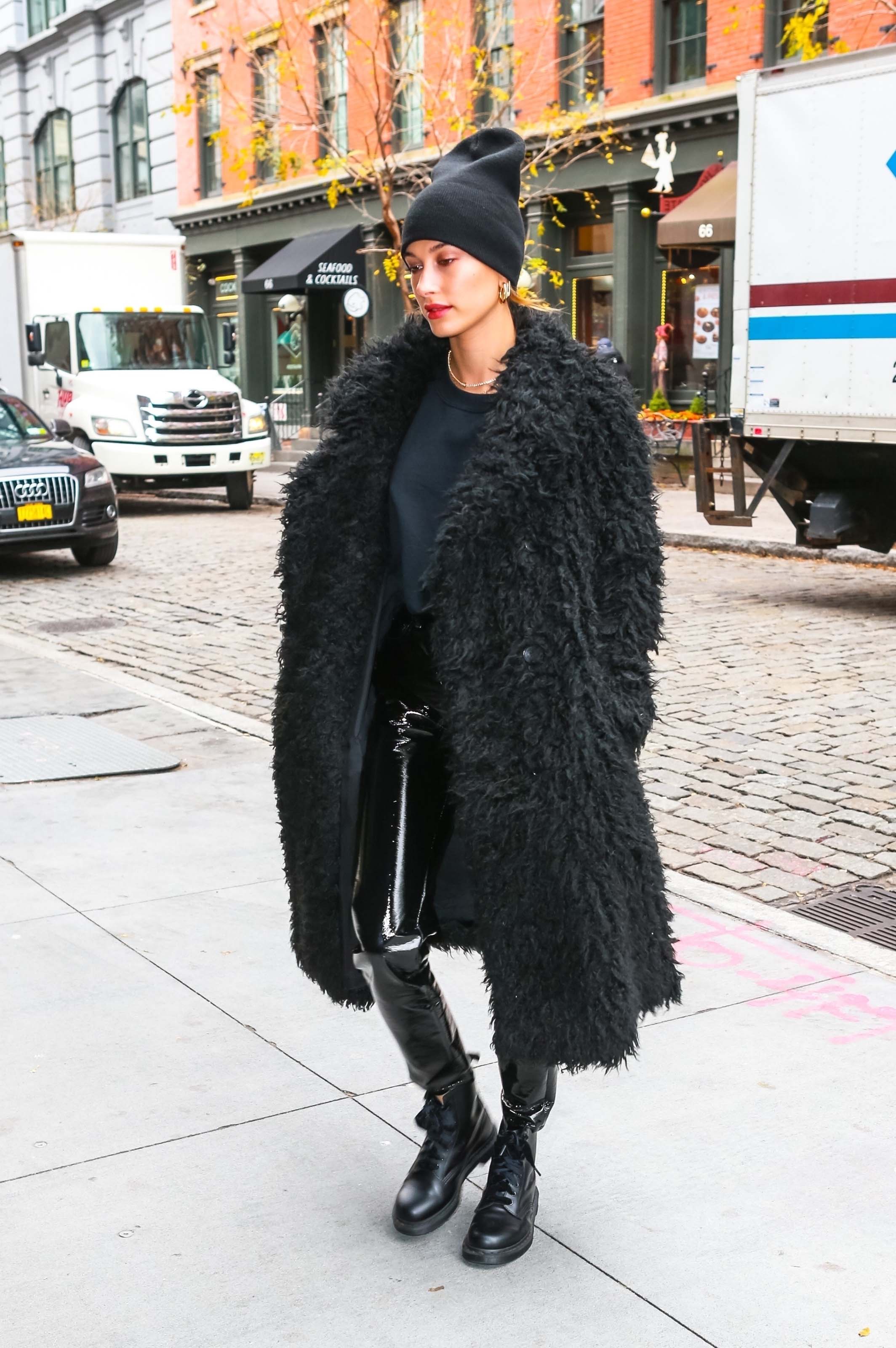 Hailey Baldwin out in NYC