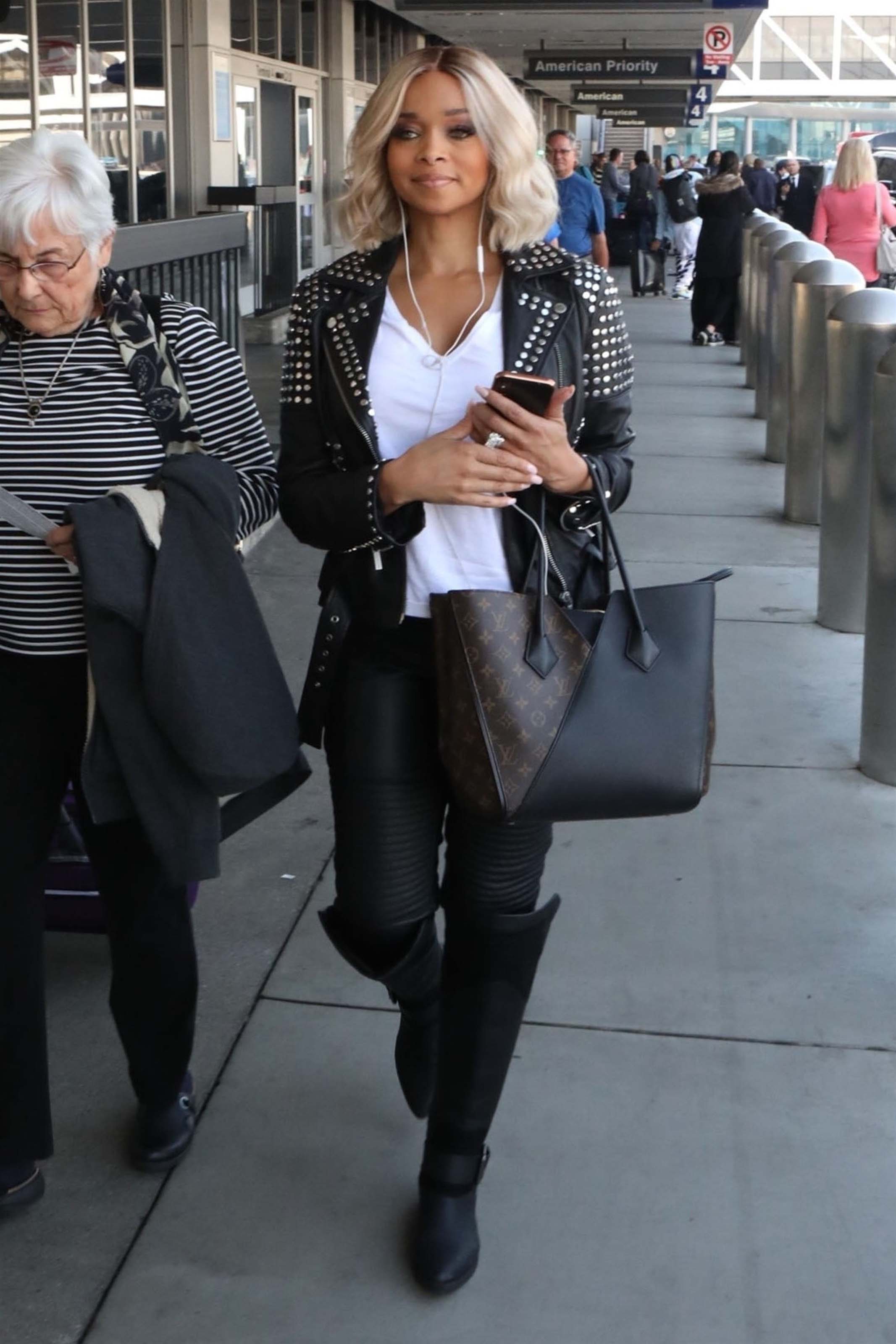 Patricia Southall at LAX airport