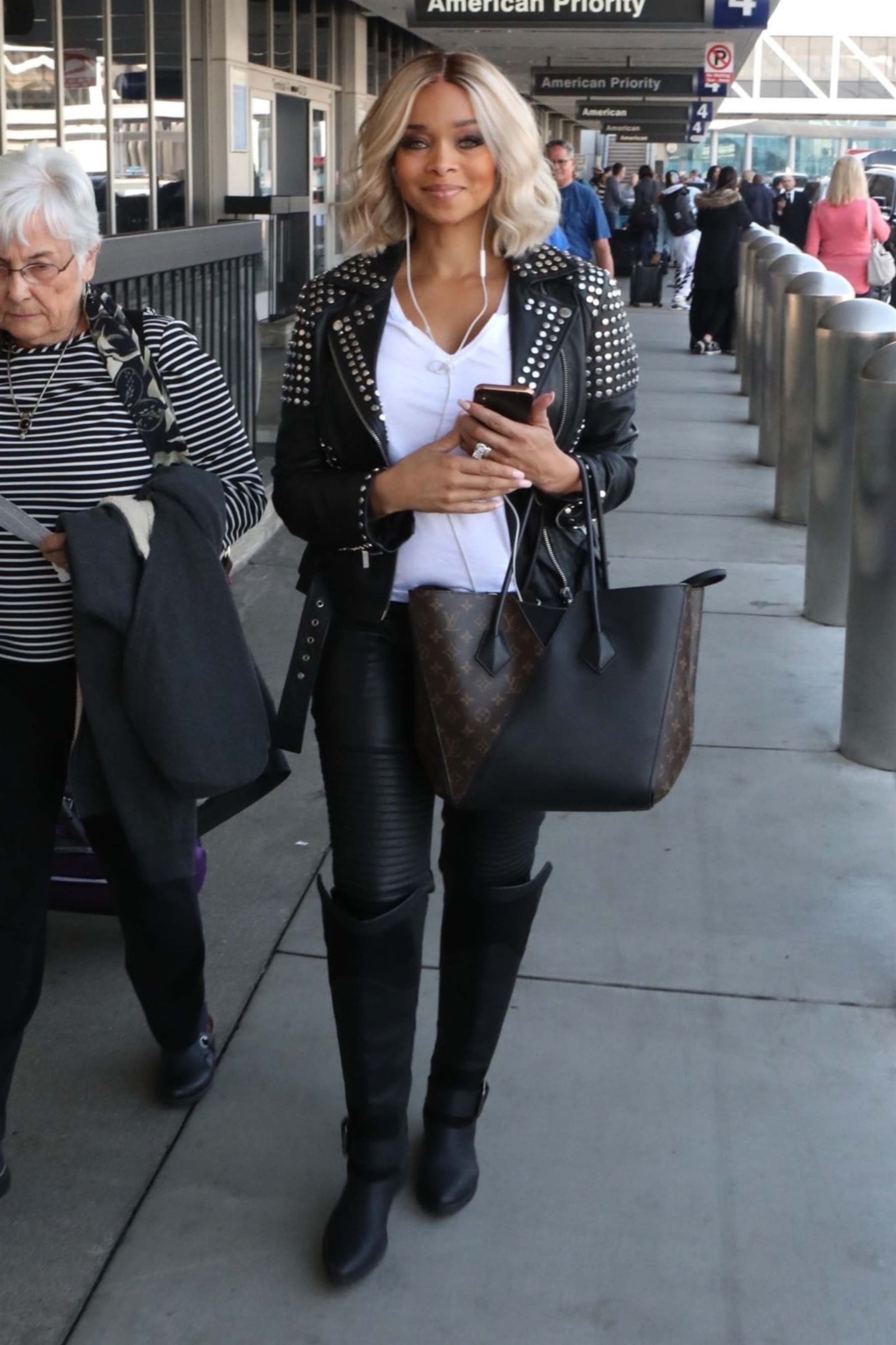 Patricia Southall at LAX airport