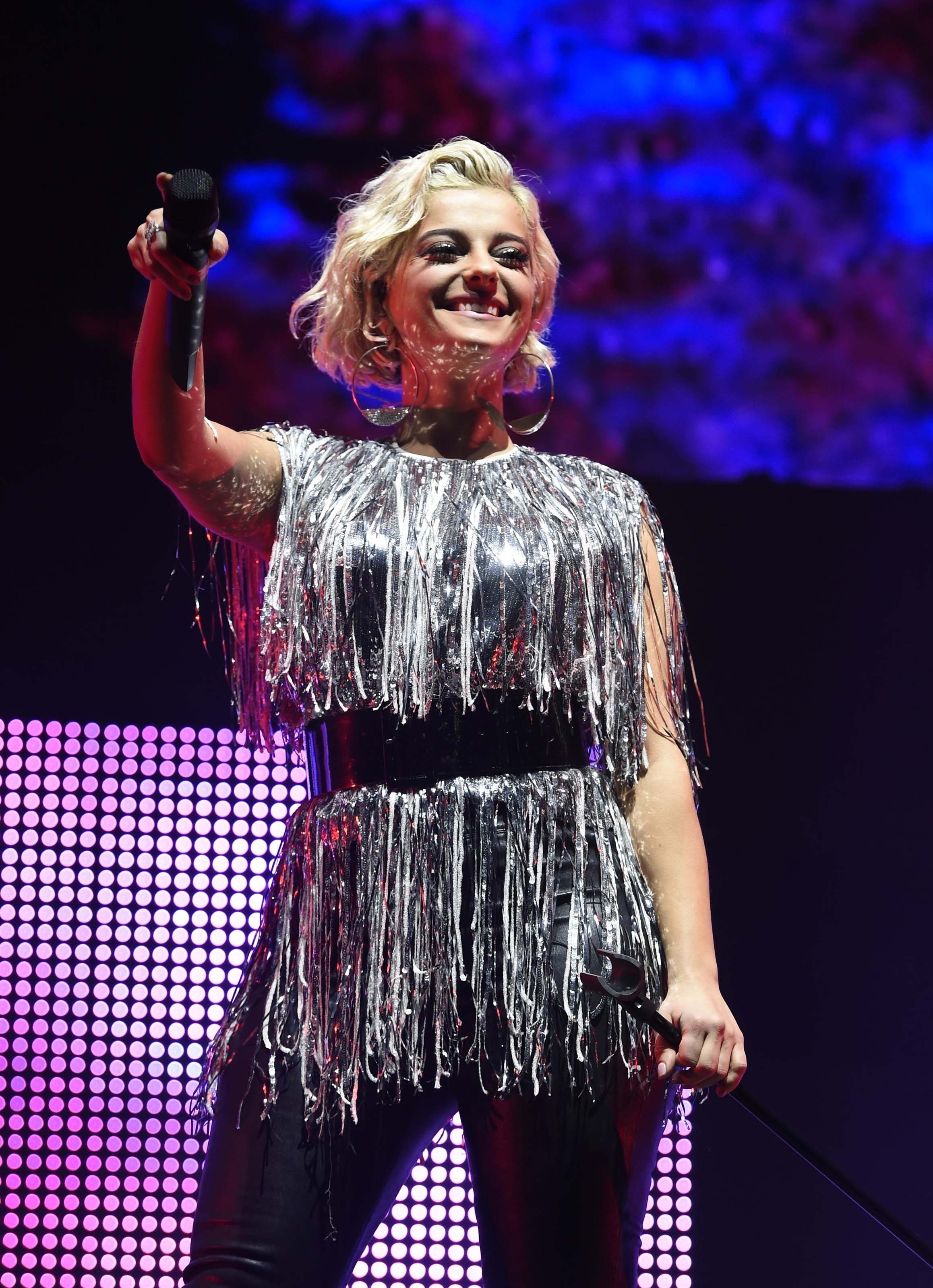 Bebe Rexha attends Free Radio Live Hits Live concert