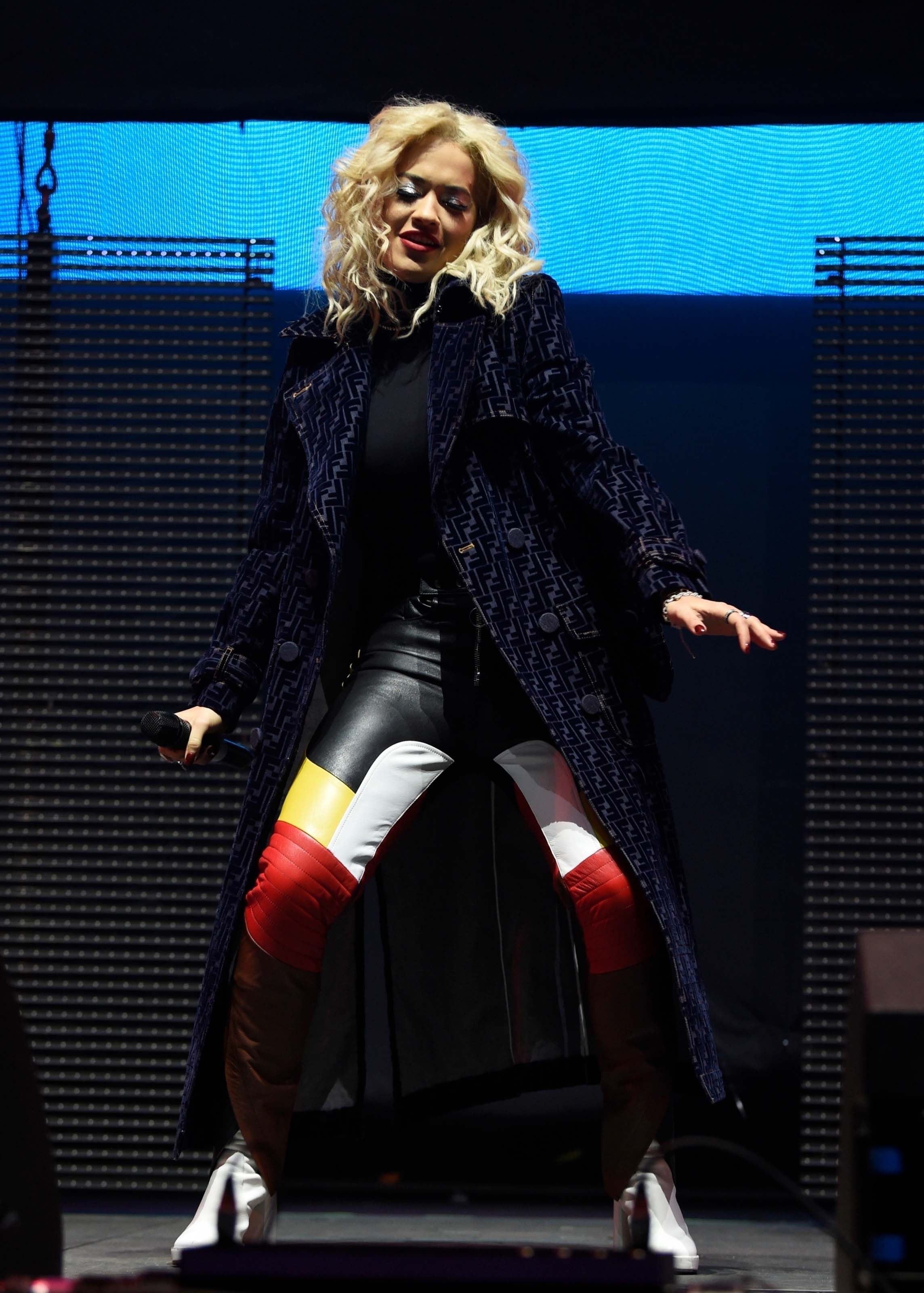 Rita Ora performs live at Radio City Hits Live