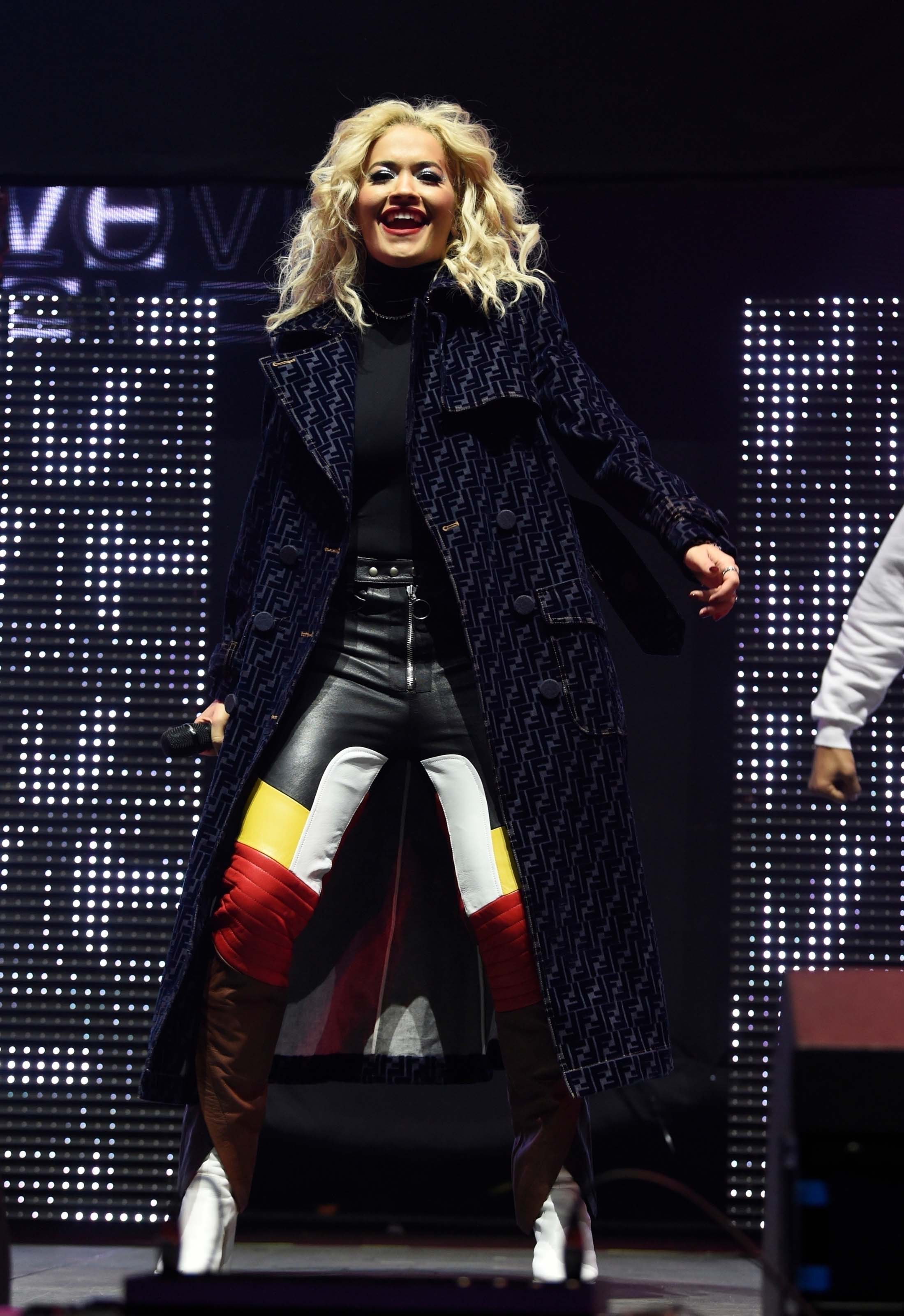 Rita Ora performs live at Radio City Hits Live