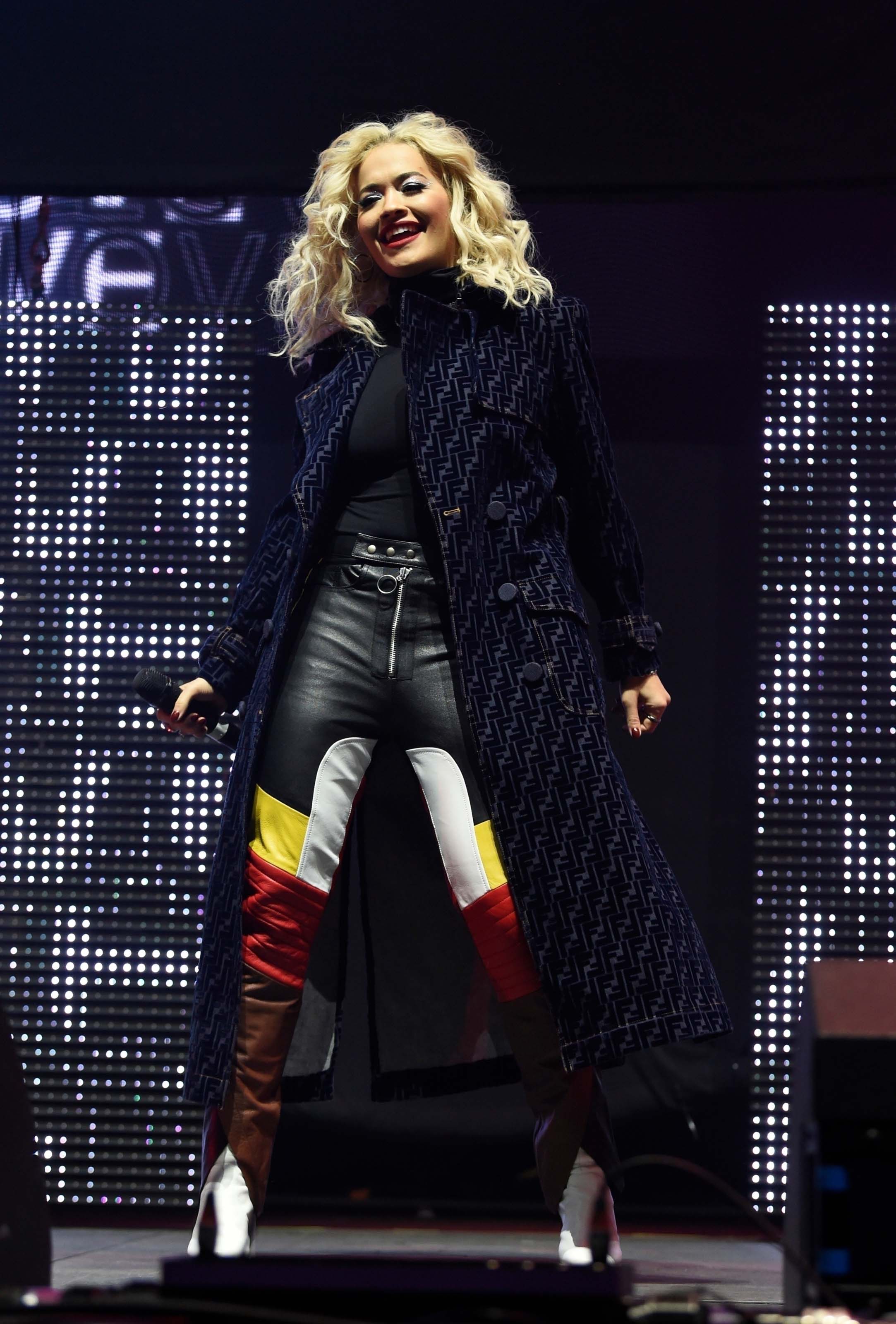 Rita Ora performs live at Radio City Hits Live