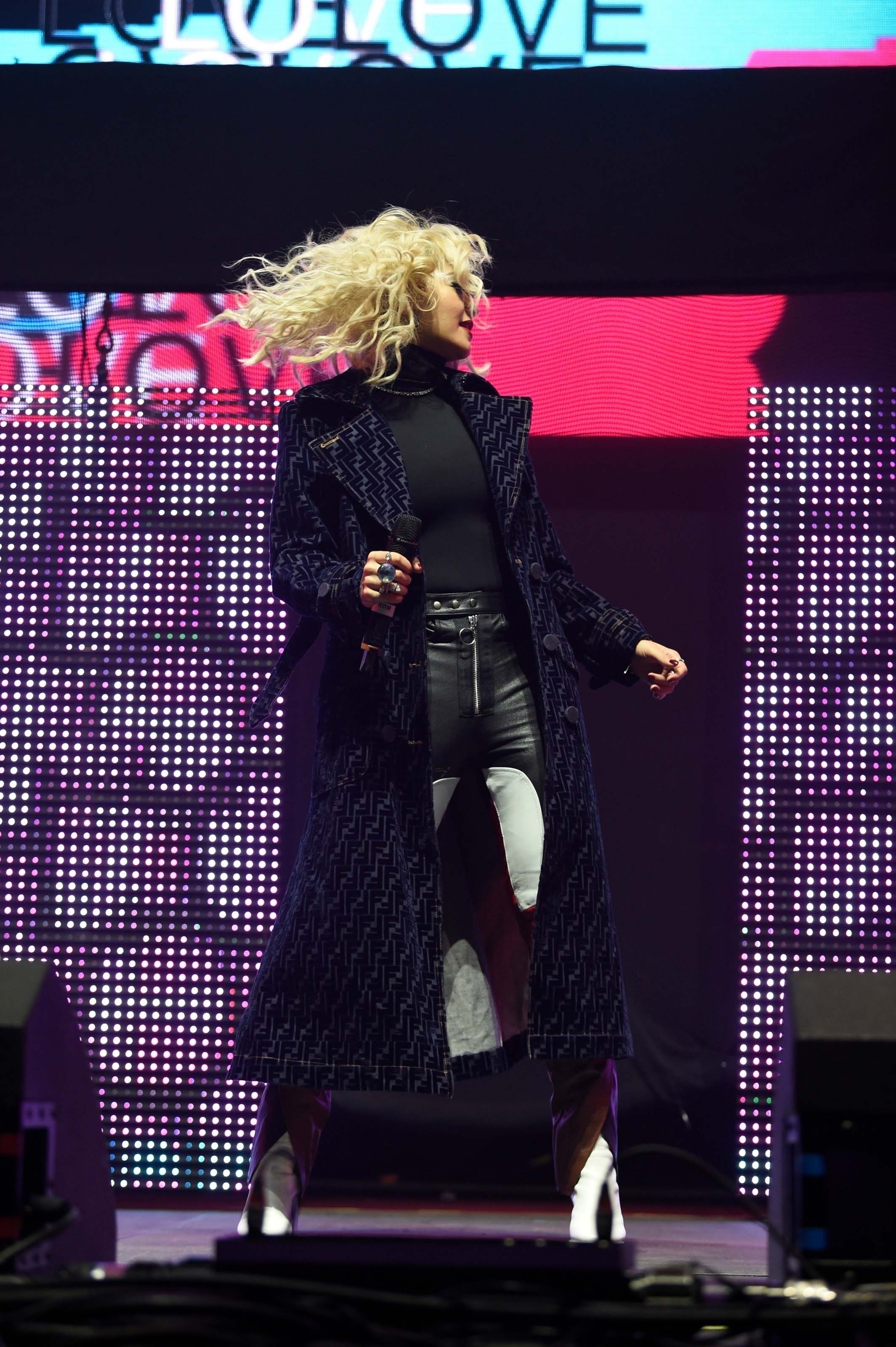 Rita Ora performs live at Radio City Hits Live