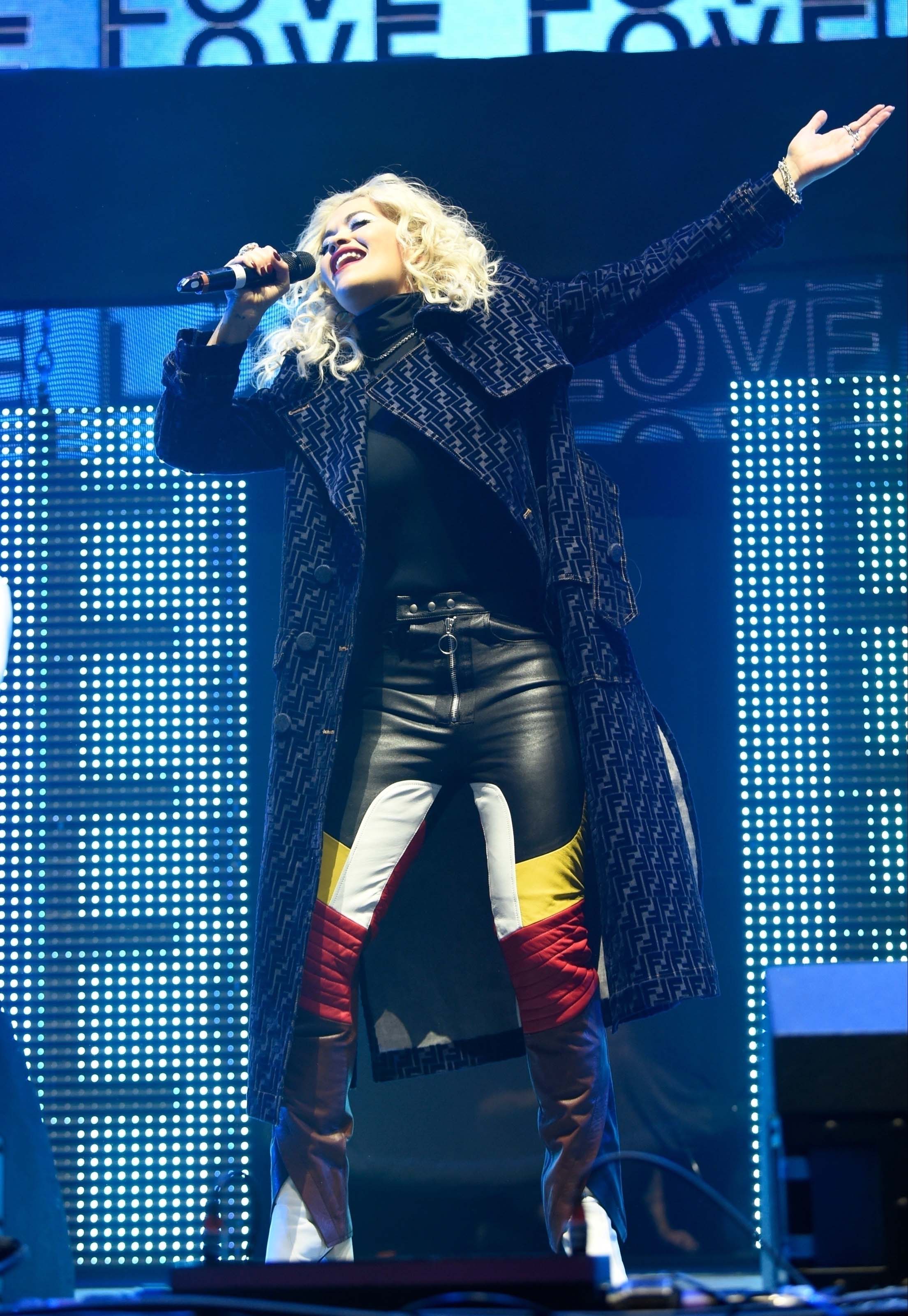 Rita Ora performs live at Radio City Hits Live