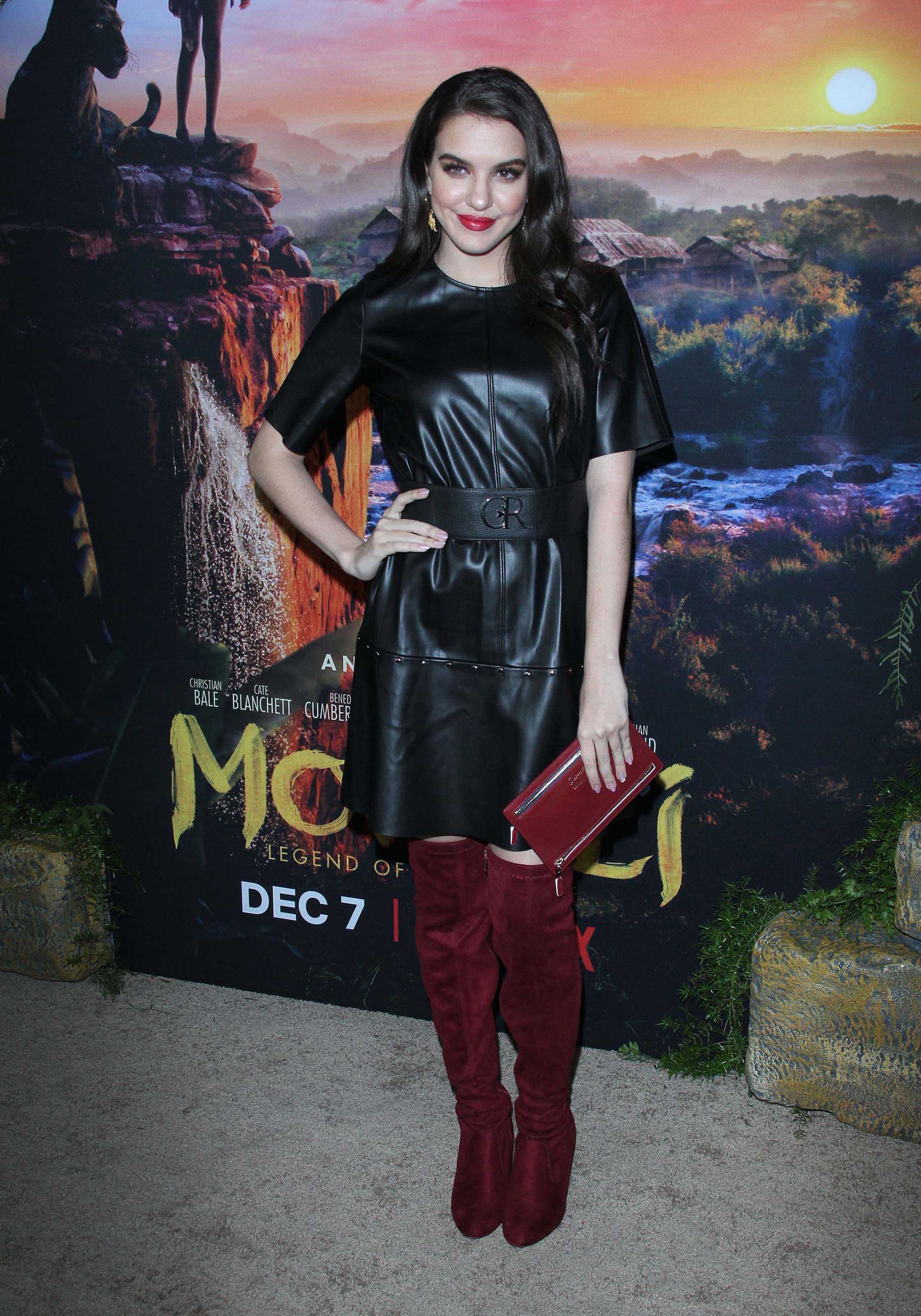 Lilimar attends Mowgli premiere in LA