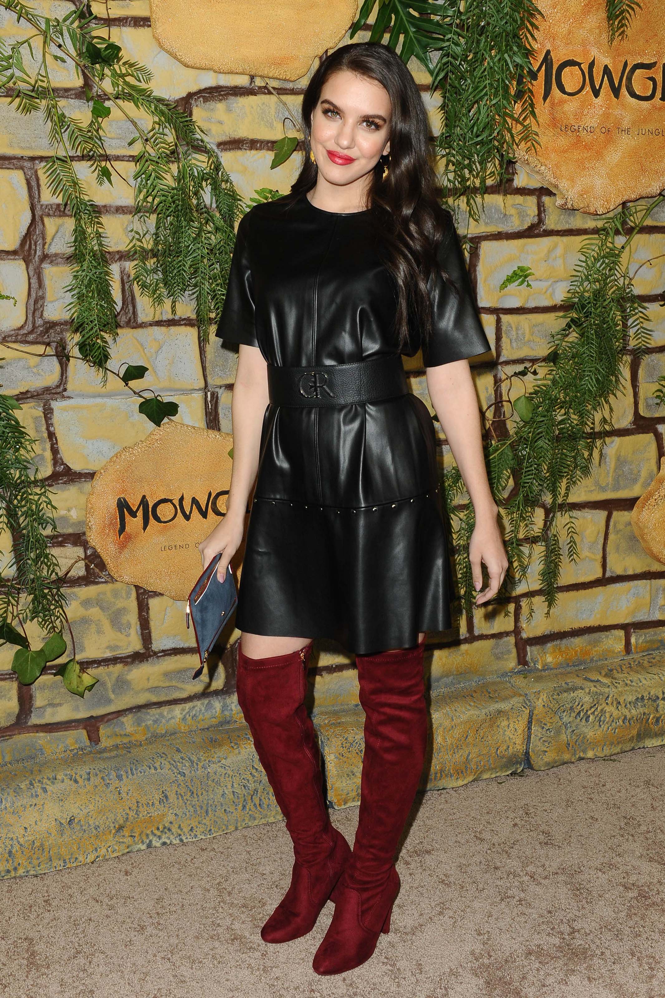 Lilimar attends Mowgli premiere in LA