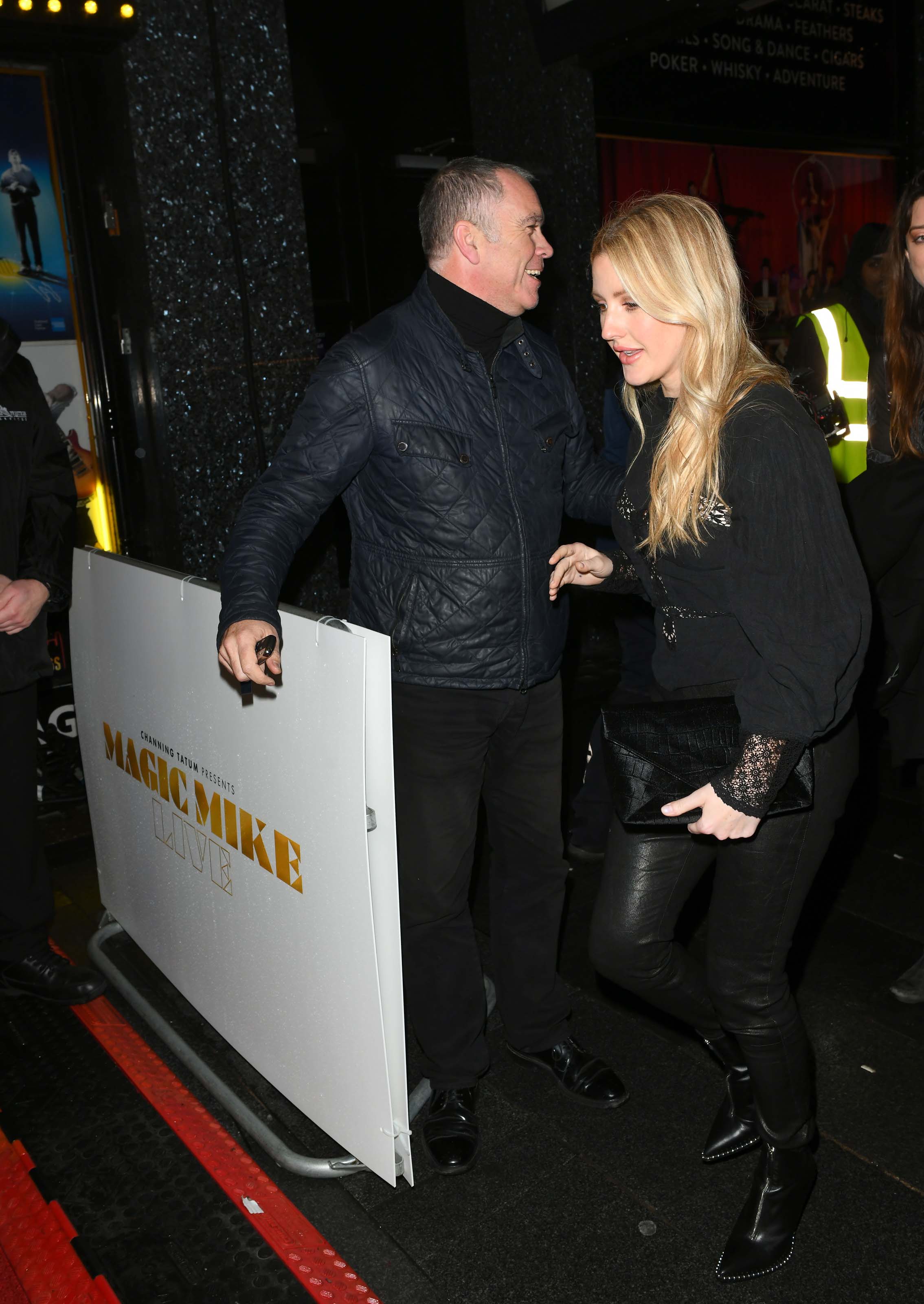 Ellie Goulding attends Magic Mike live