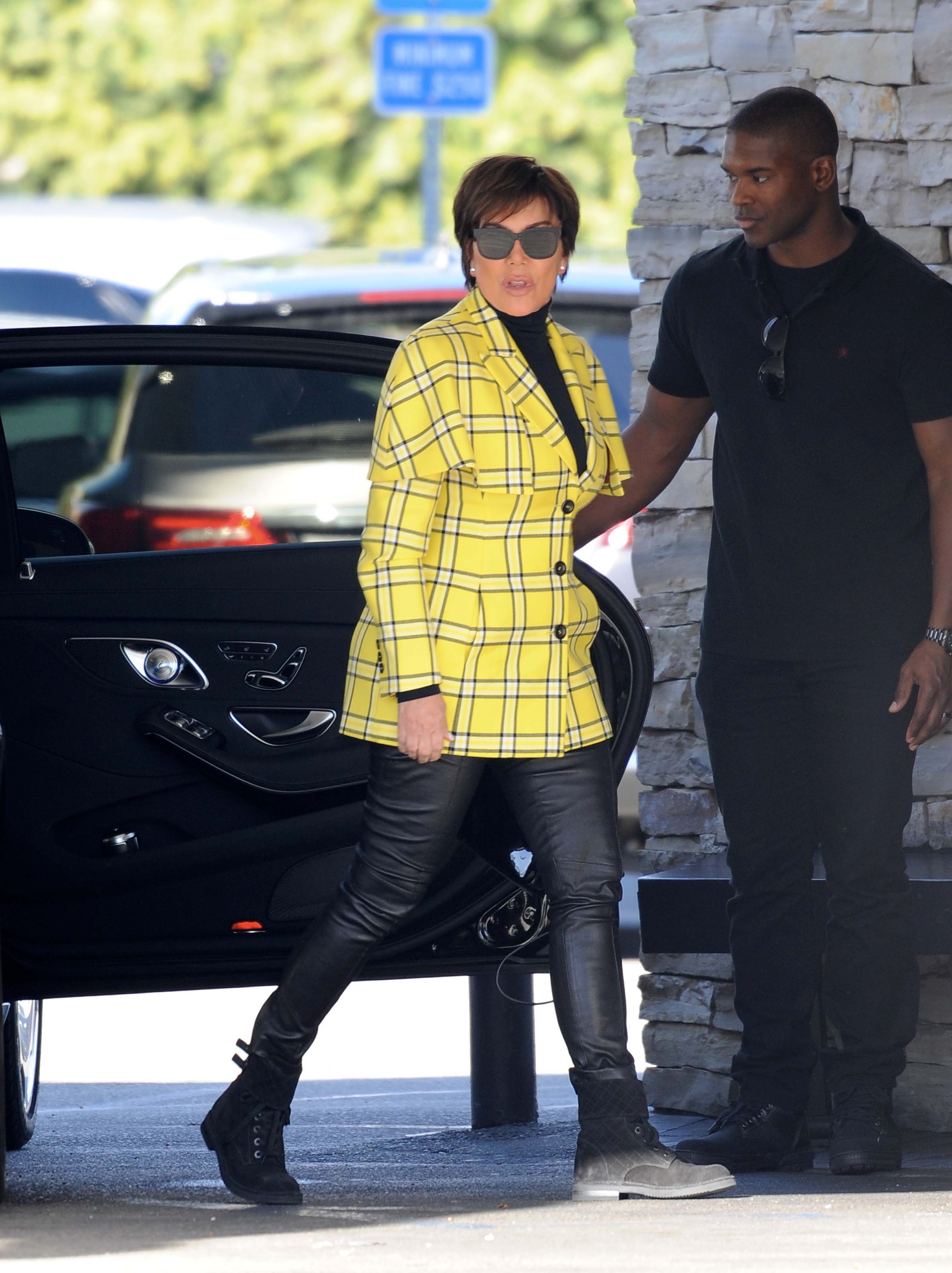 Kris Jenner arriving for the Keeping Up With The Kardashians