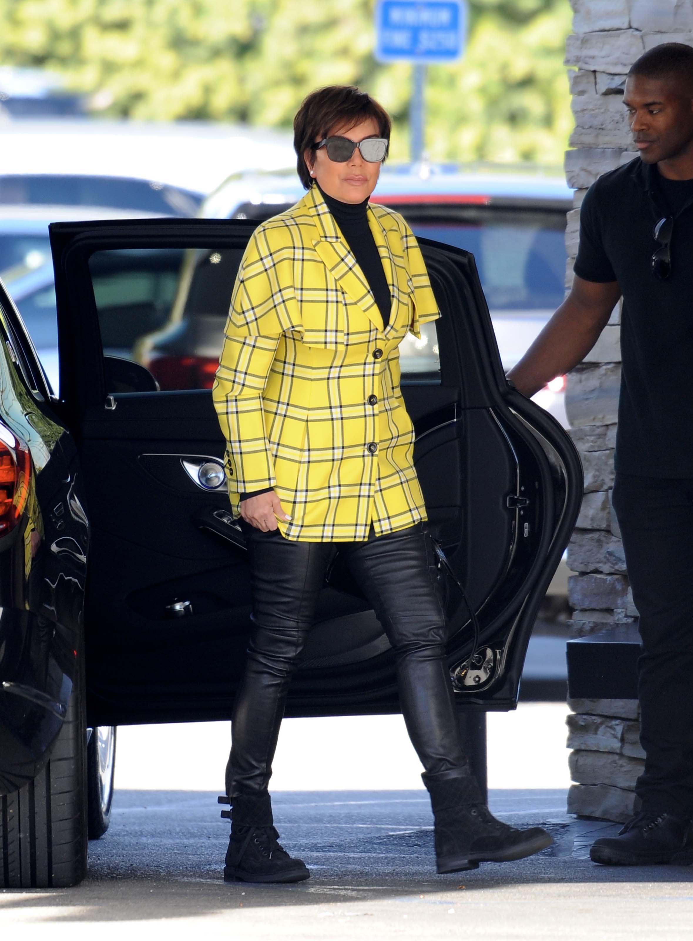 Kris Jenner arriving for the Keeping Up With The Kardashians