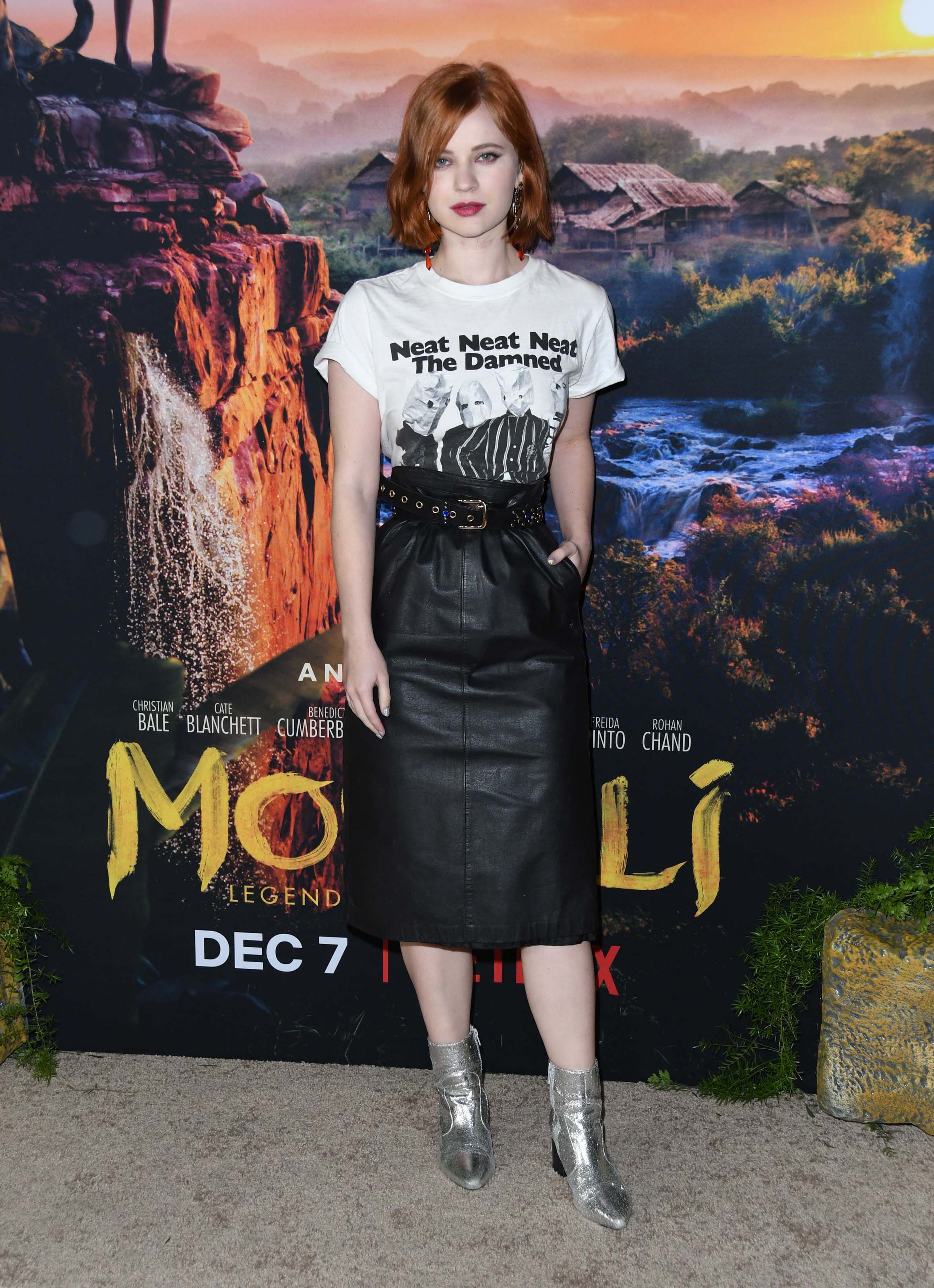 Sierra McCormick attends Mowgli Premiere