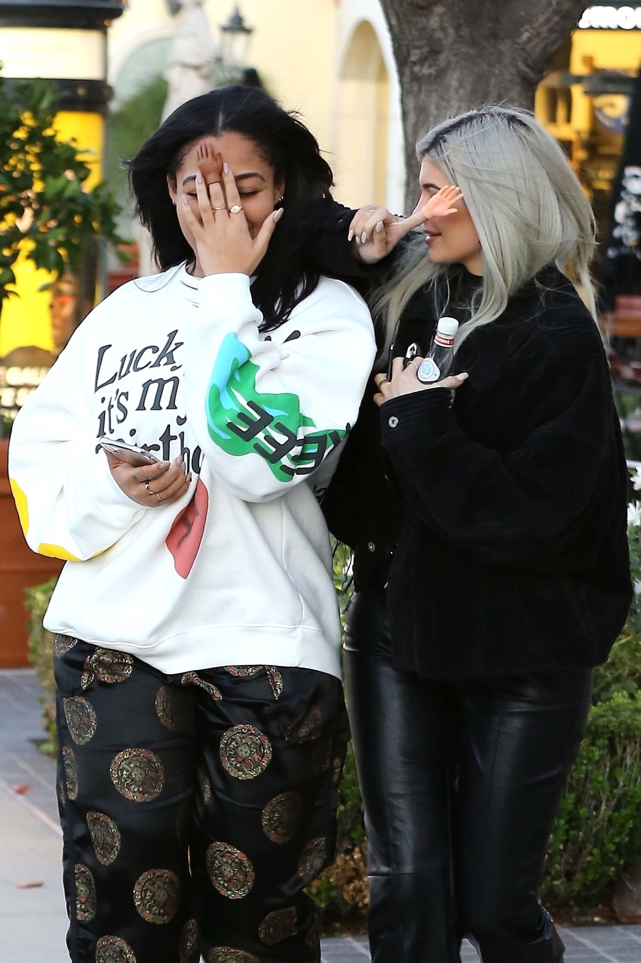 Kylie Jenner out in Calabasas