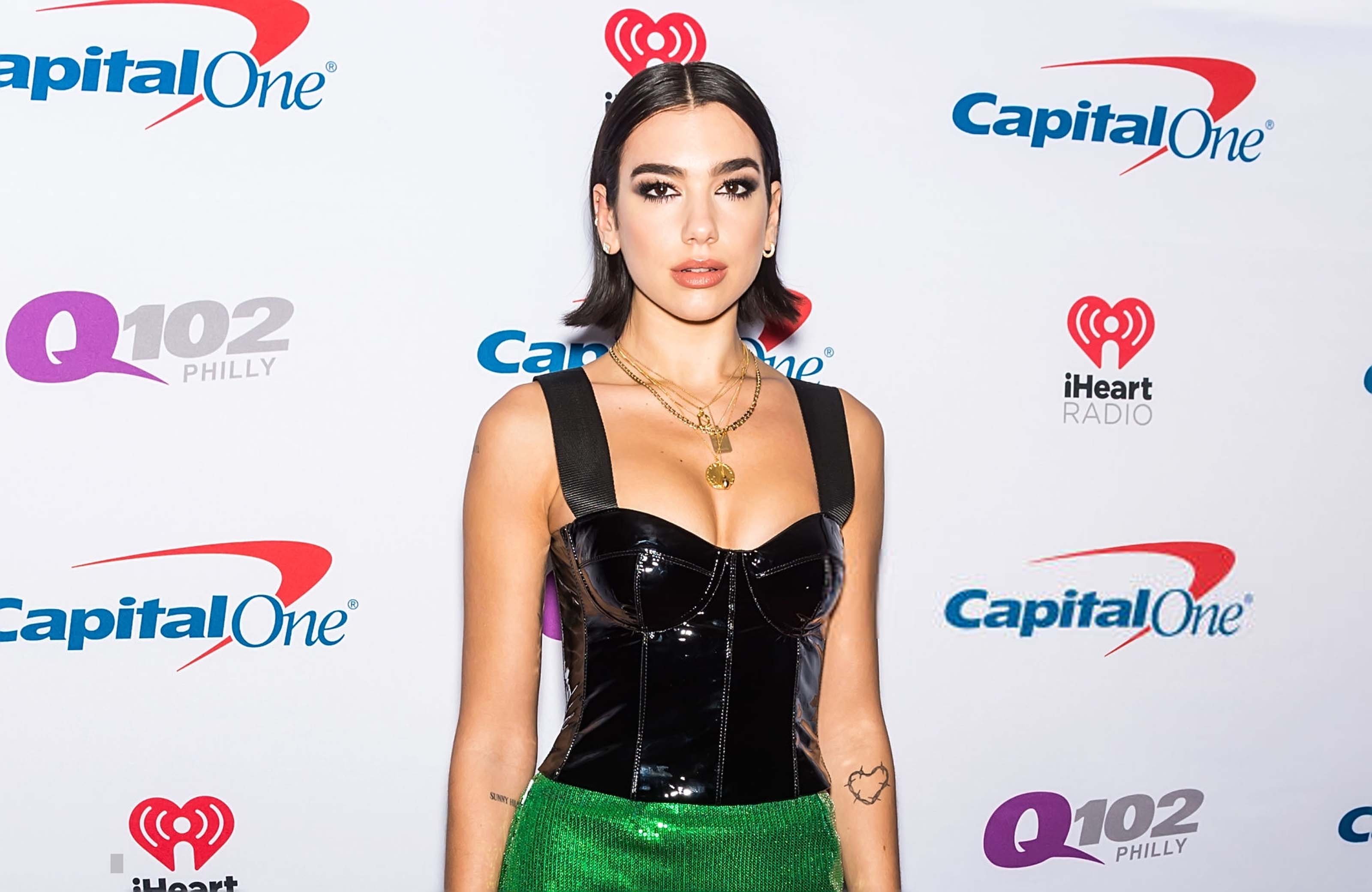 Dua Lipa attends Q102’s Jingle Ball 2018