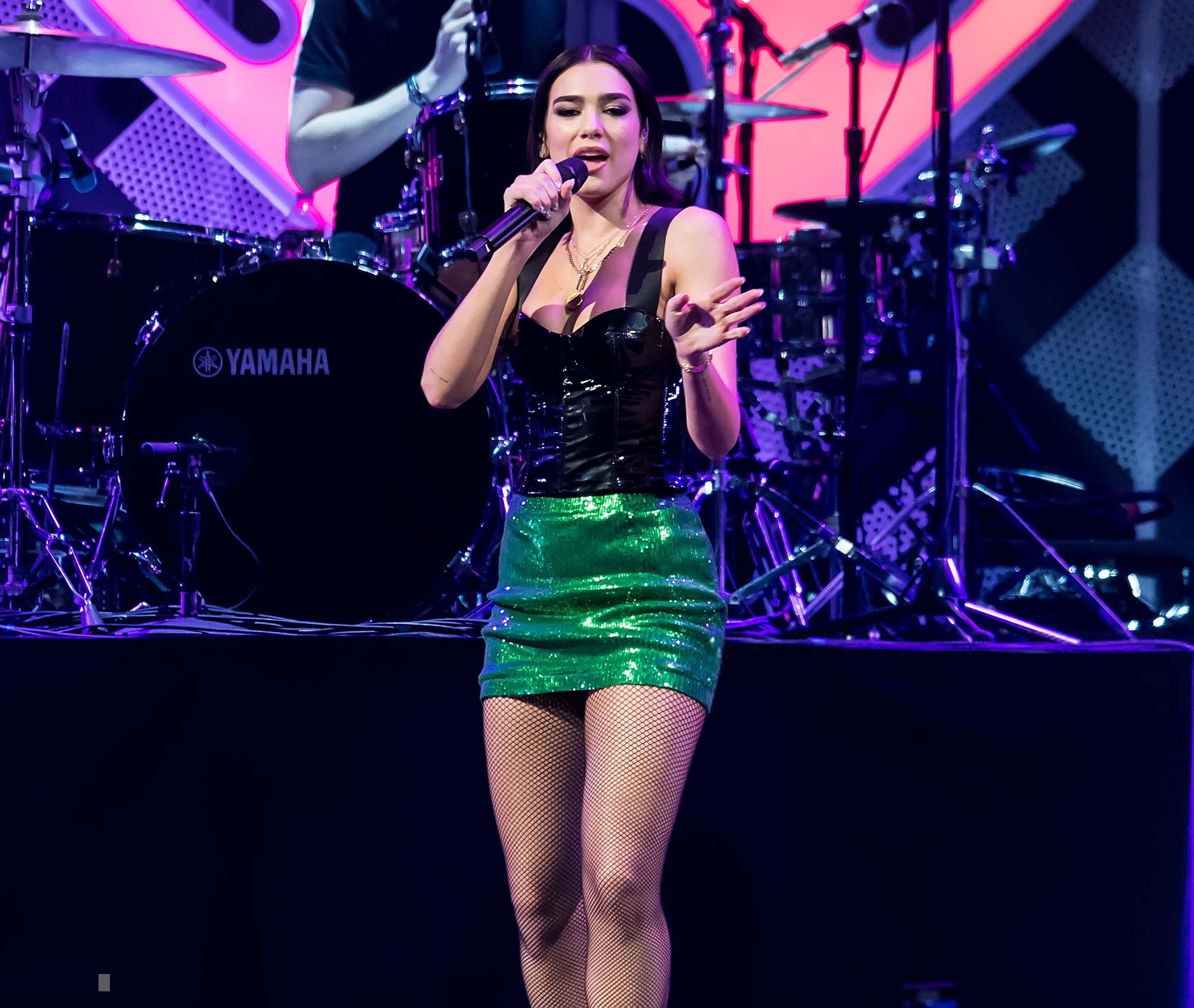 Dua Lipa attends Q102’s Jingle Ball 2018