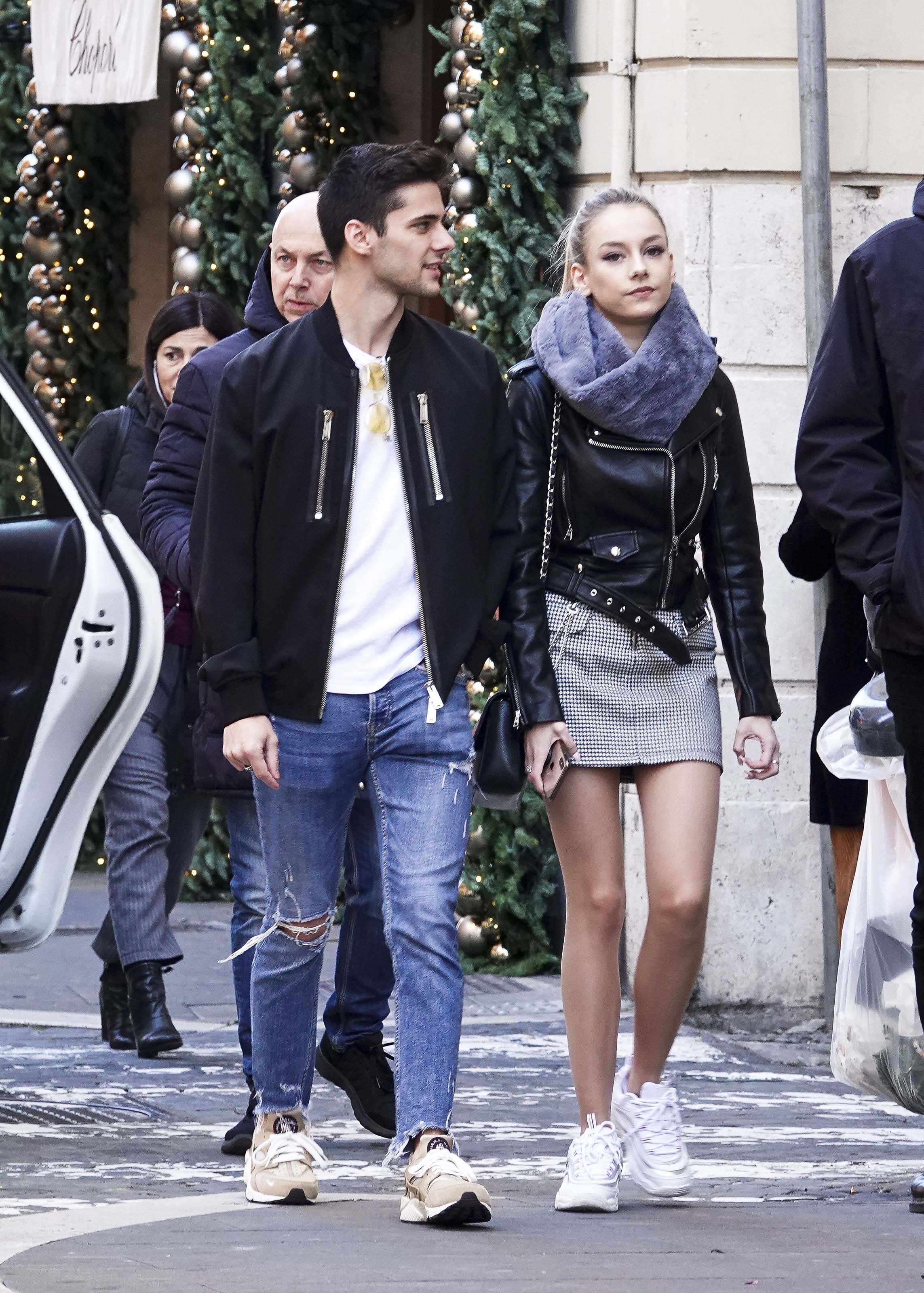 Ester Exposito seen strolling in Rome