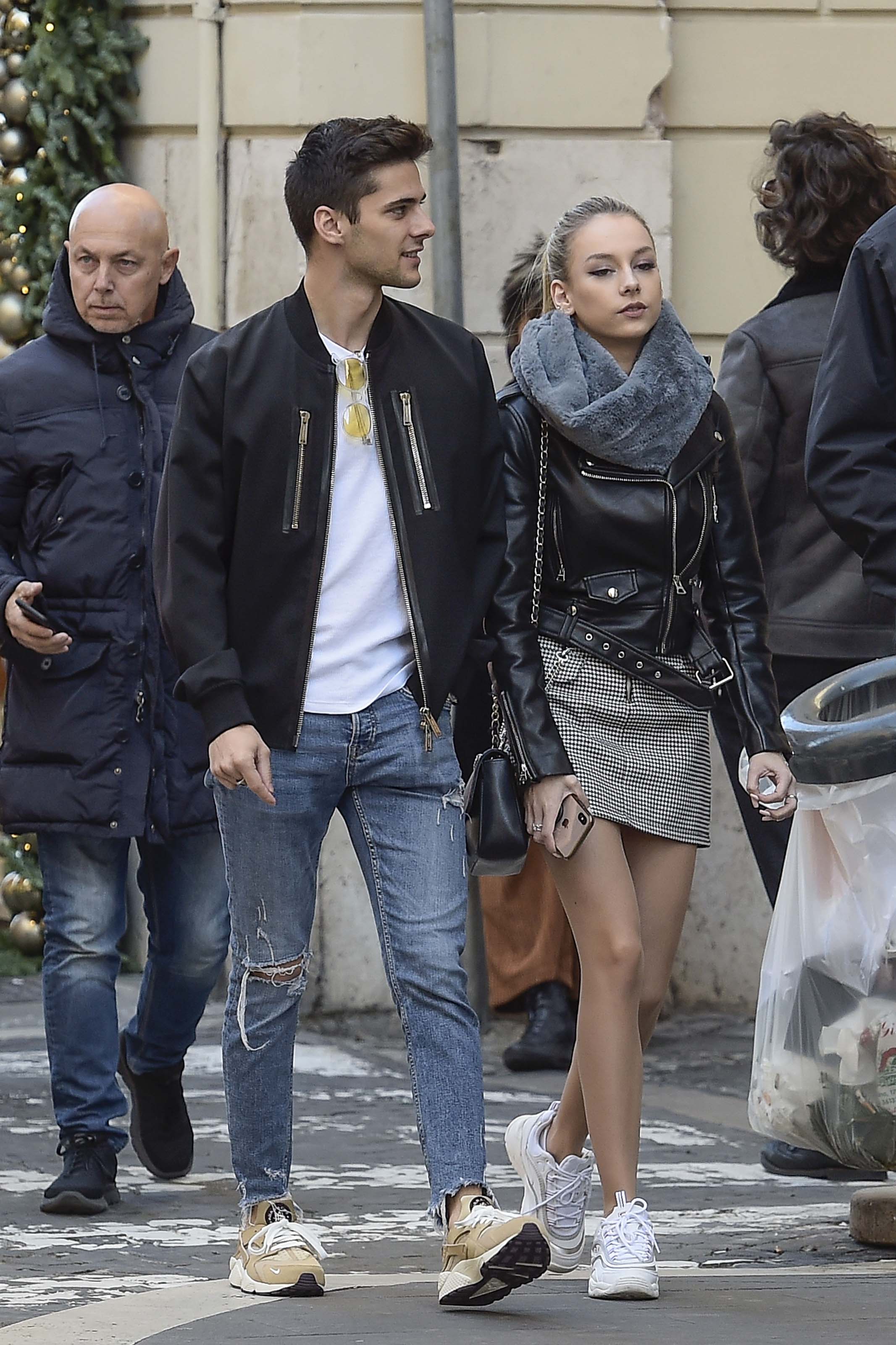 Ester Exposito seen strolling in Rome