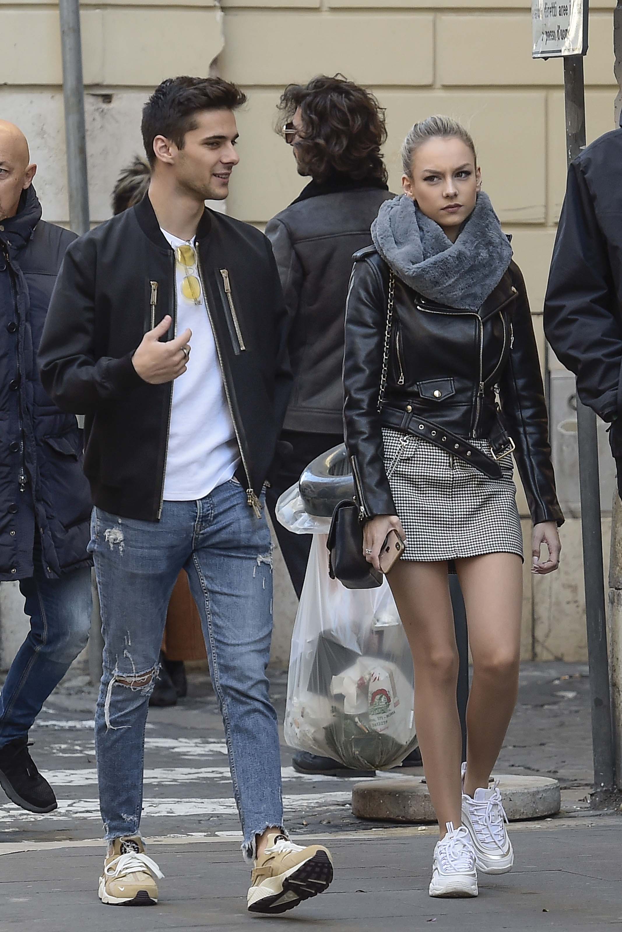 Ester Exposito seen strolling in Rome