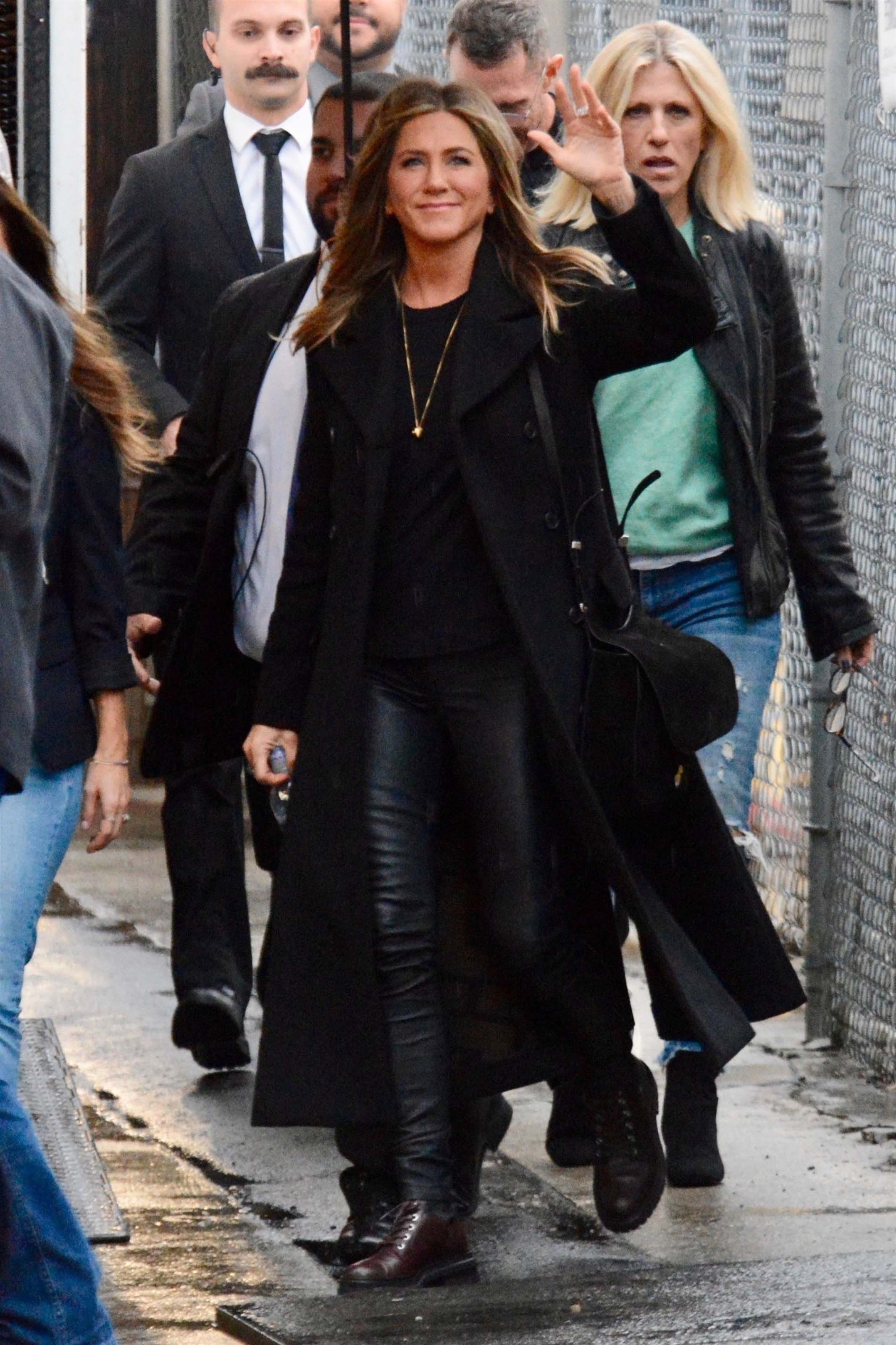 Jennifer Aniston outside Jimmy Kimmel Live