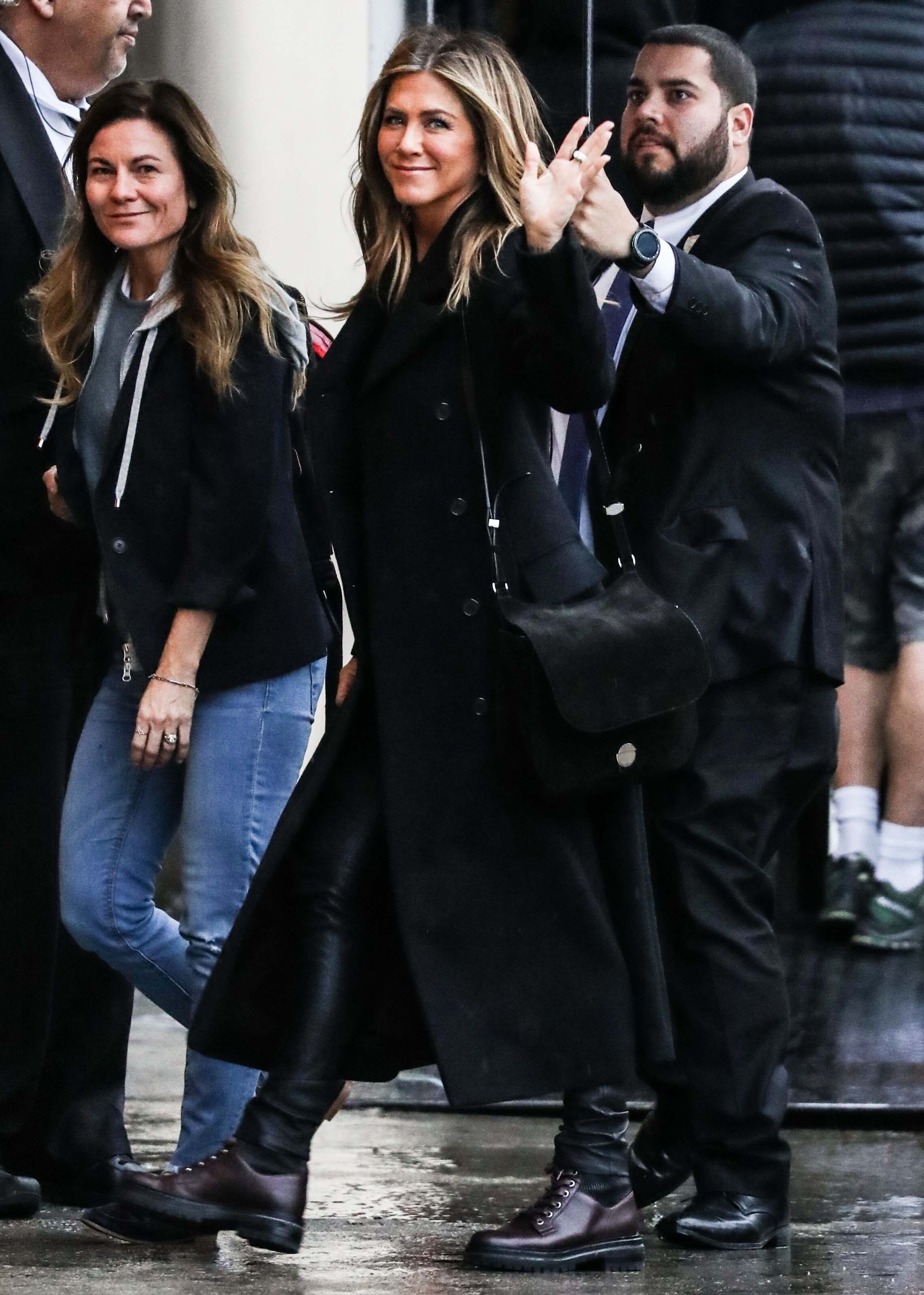 Jennifer Aniston outside Jimmy Kimmel Live