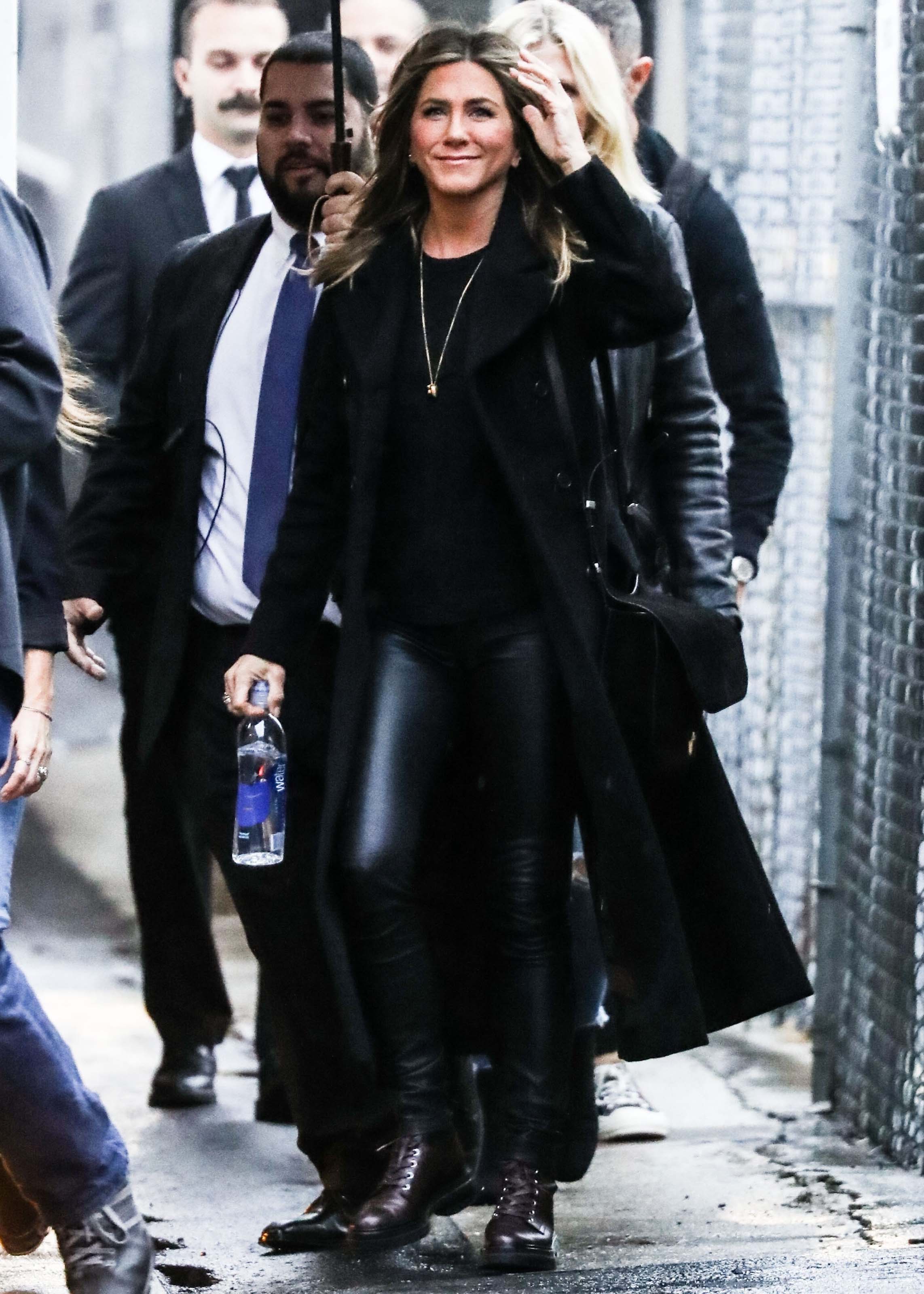 Jennifer Aniston outside Jimmy Kimmel Live