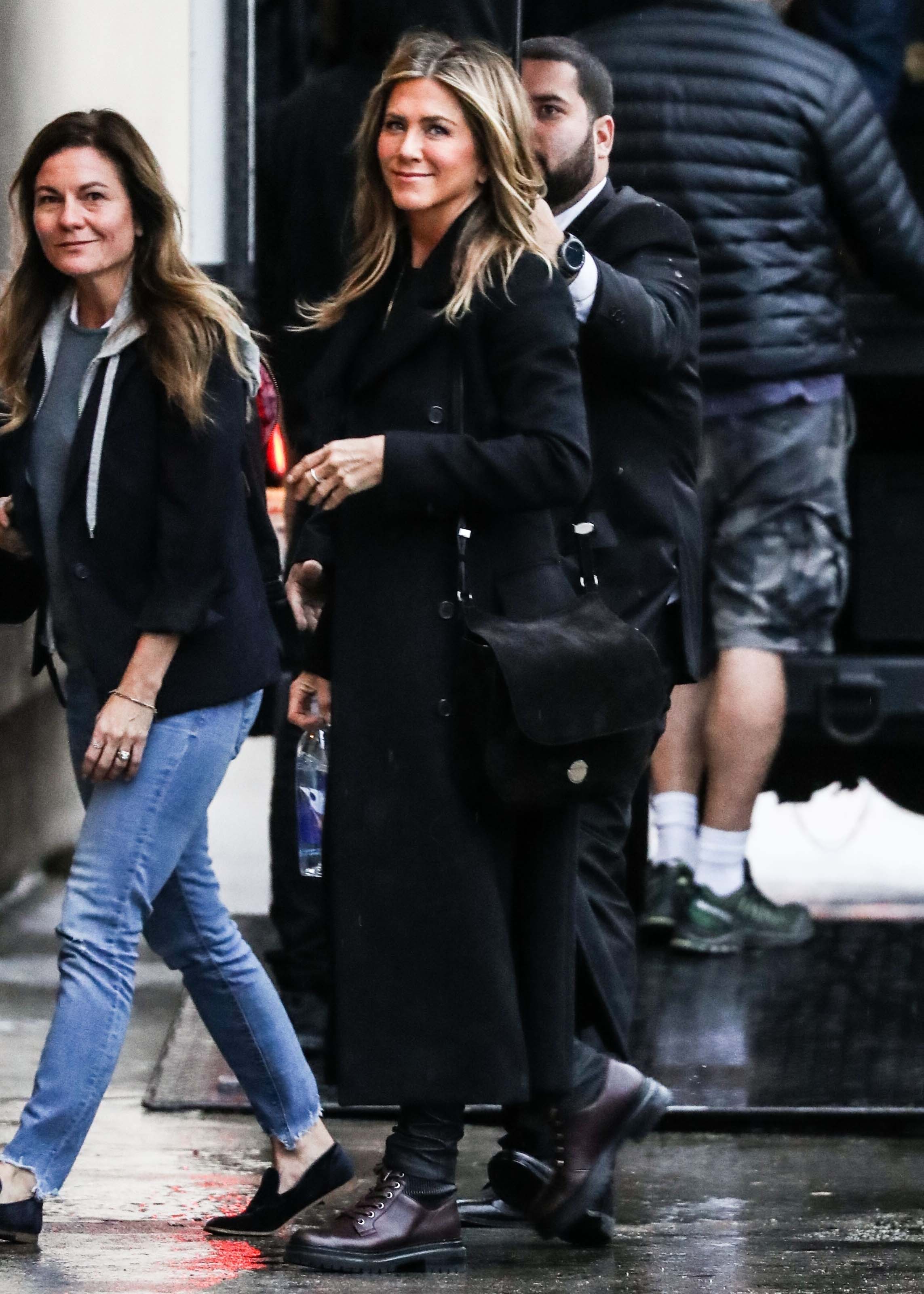 Jennifer Aniston outside Jimmy Kimmel Live