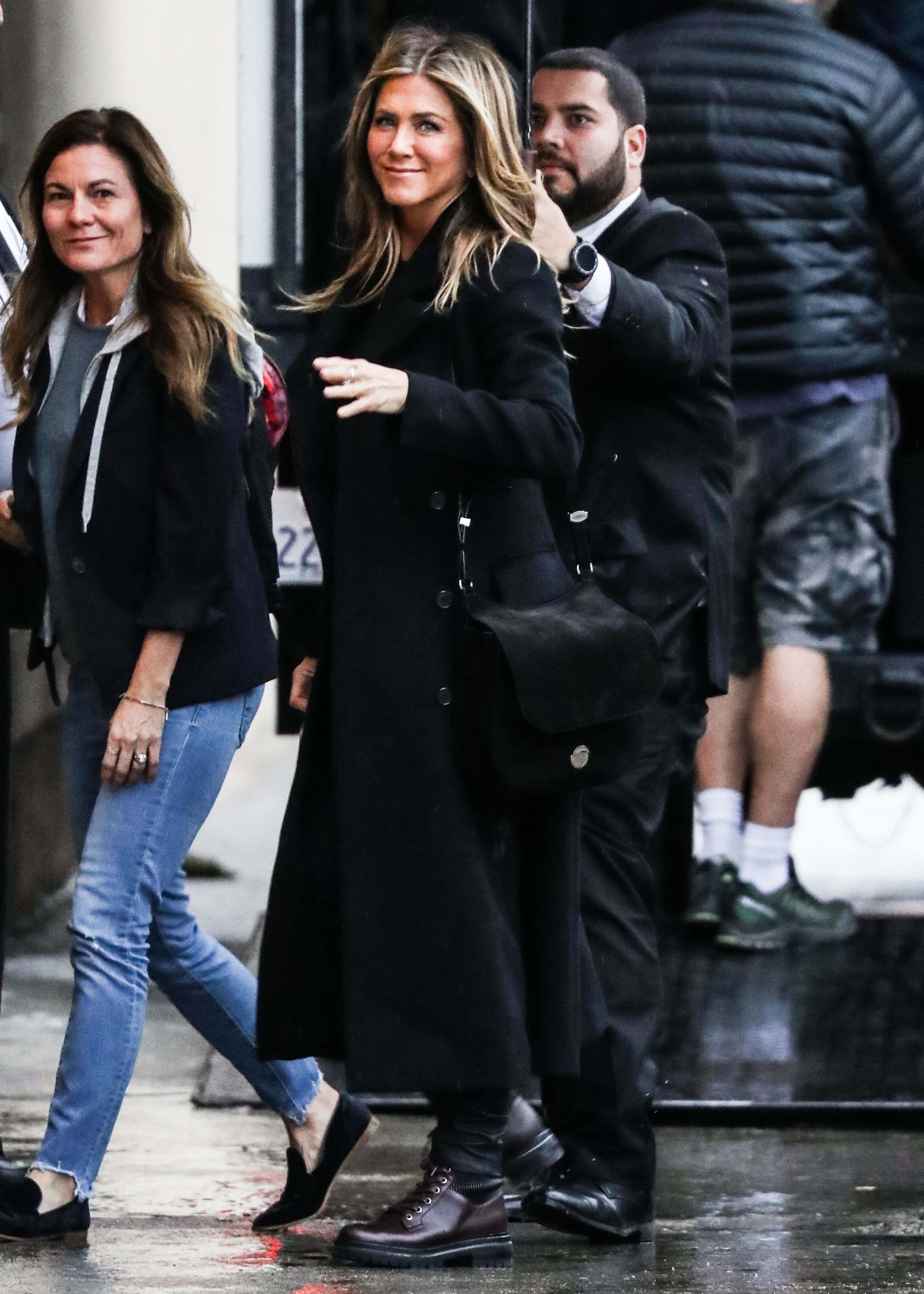 Jennifer Aniston outside Jimmy Kimmel Live