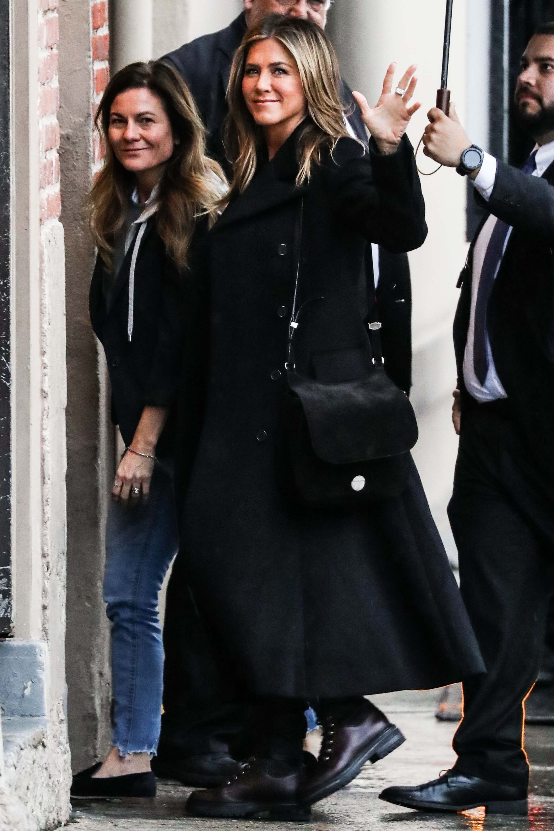 Jennifer Aniston outside Jimmy Kimmel Live