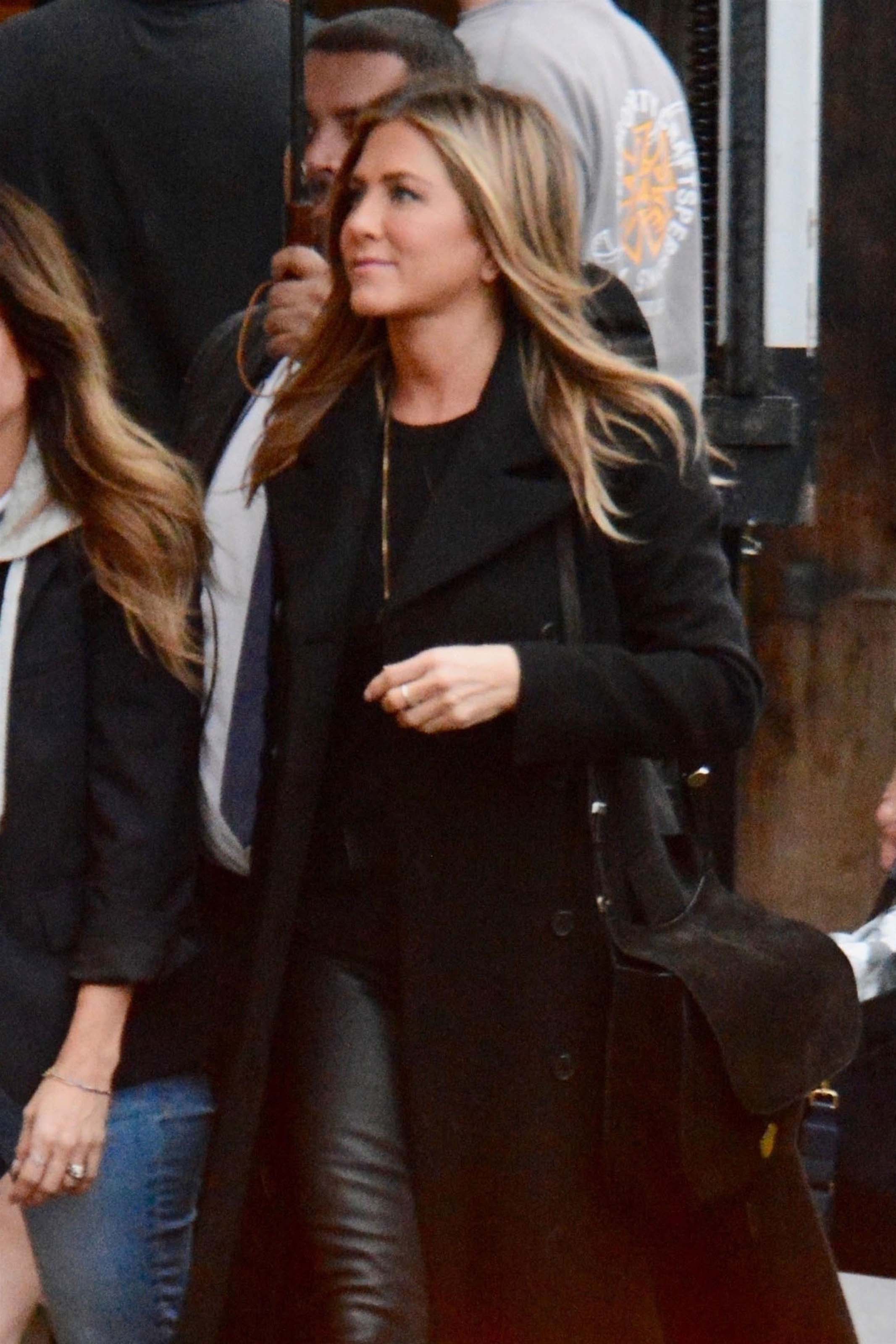 Jennifer Aniston outside Jimmy Kimmel Live