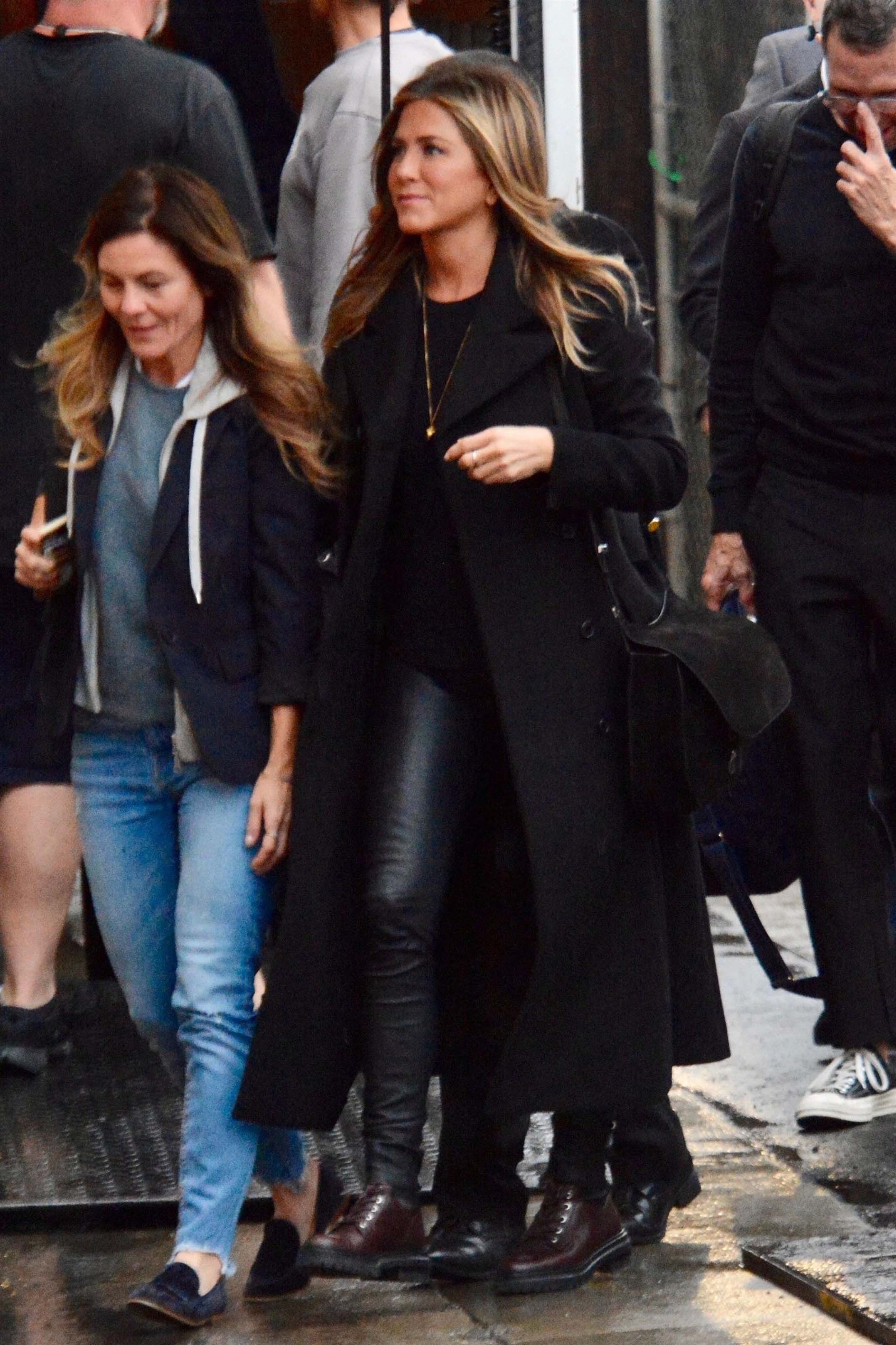 Jennifer Aniston outside Jimmy Kimmel Live