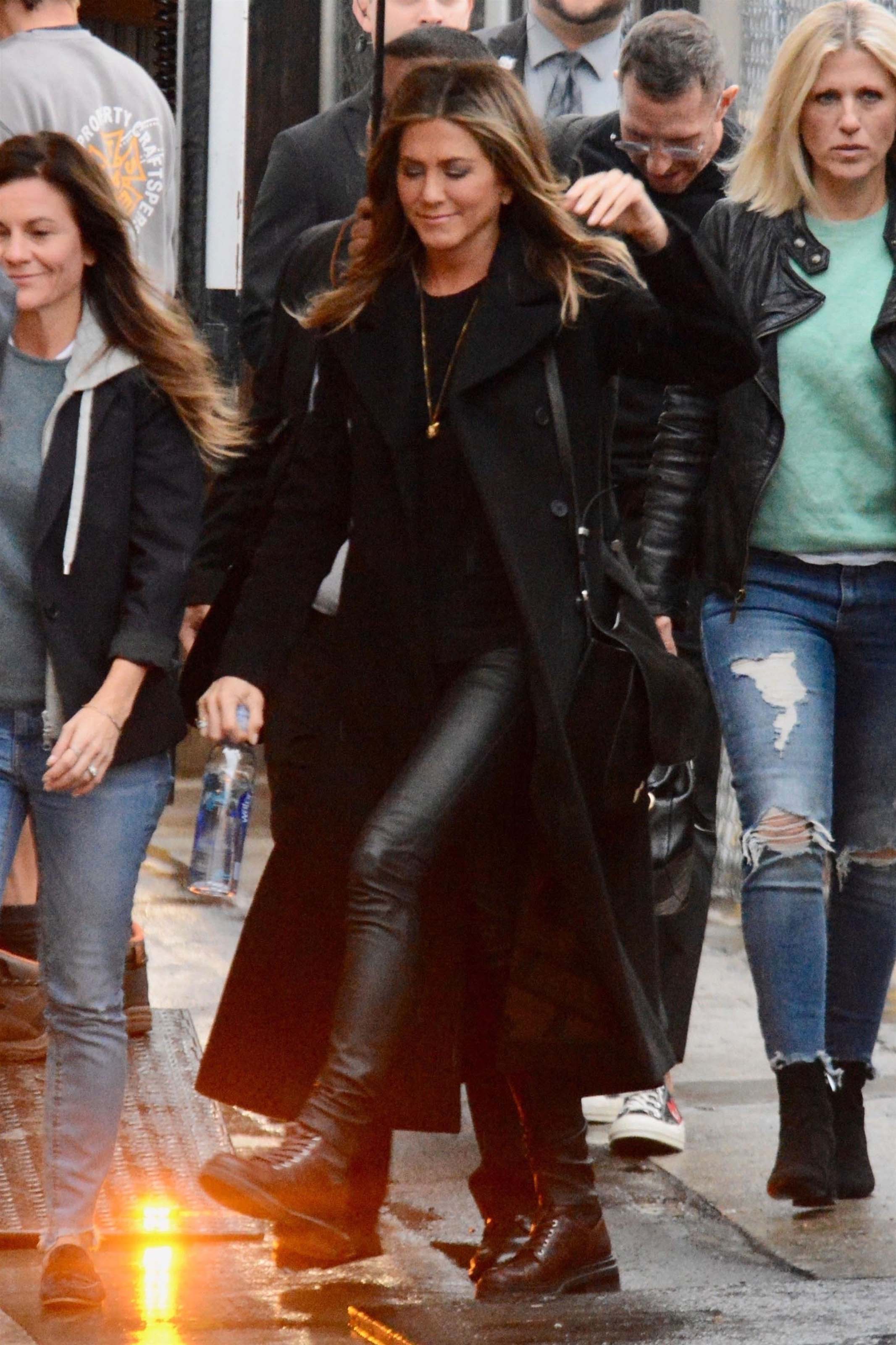 Jennifer Aniston outside Jimmy Kimmel Live