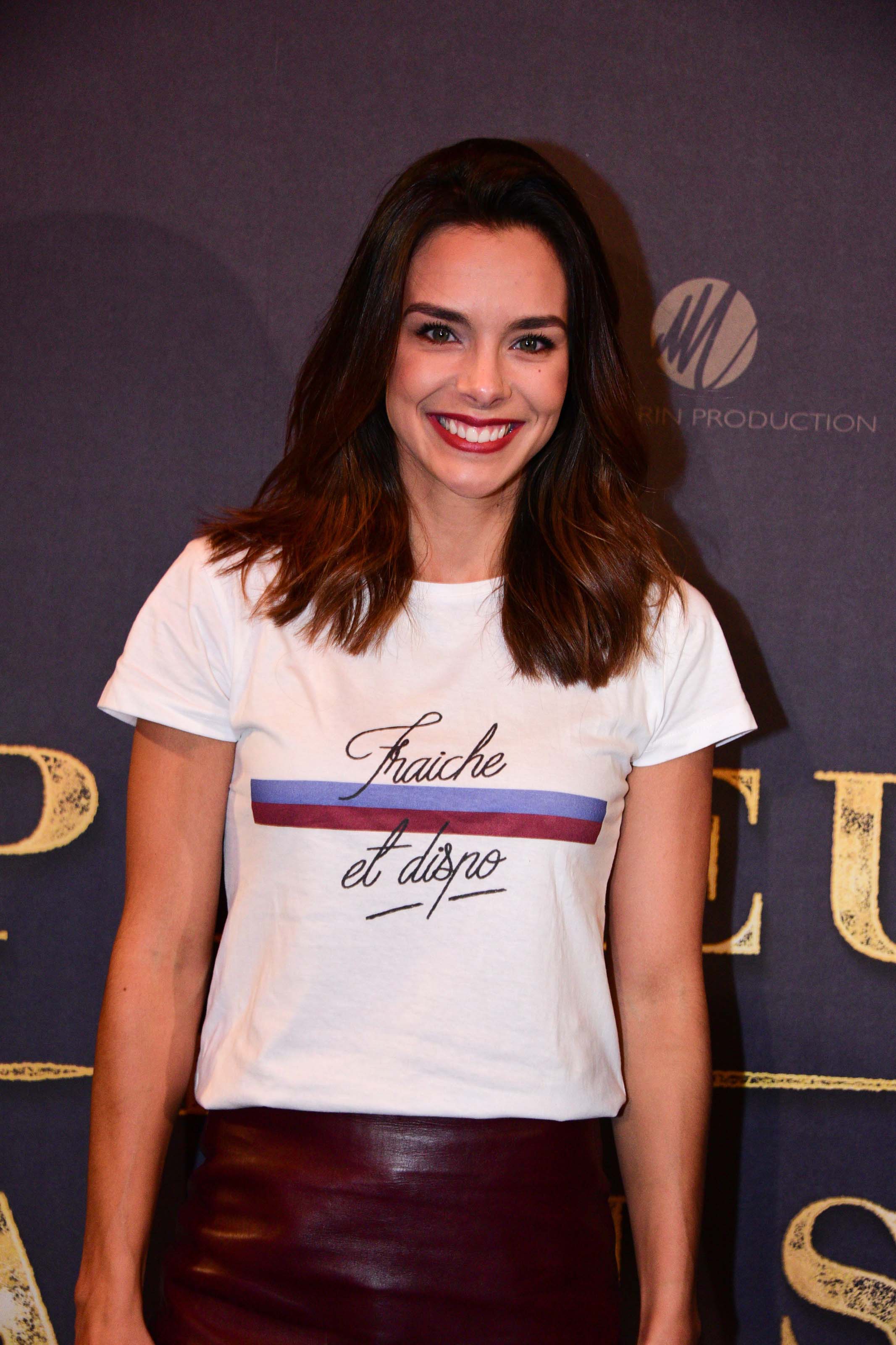 Marine Lorphelin attends LEmpereur De Paris film premiere