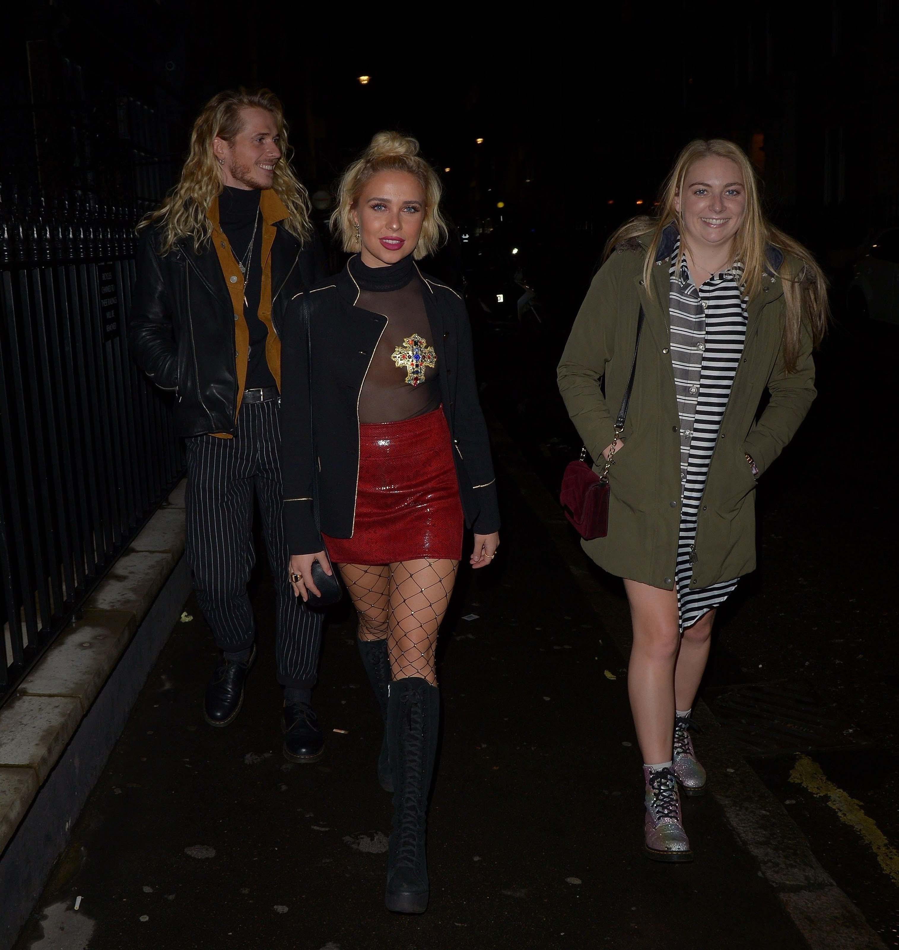 Gabby Allen out and about in London
