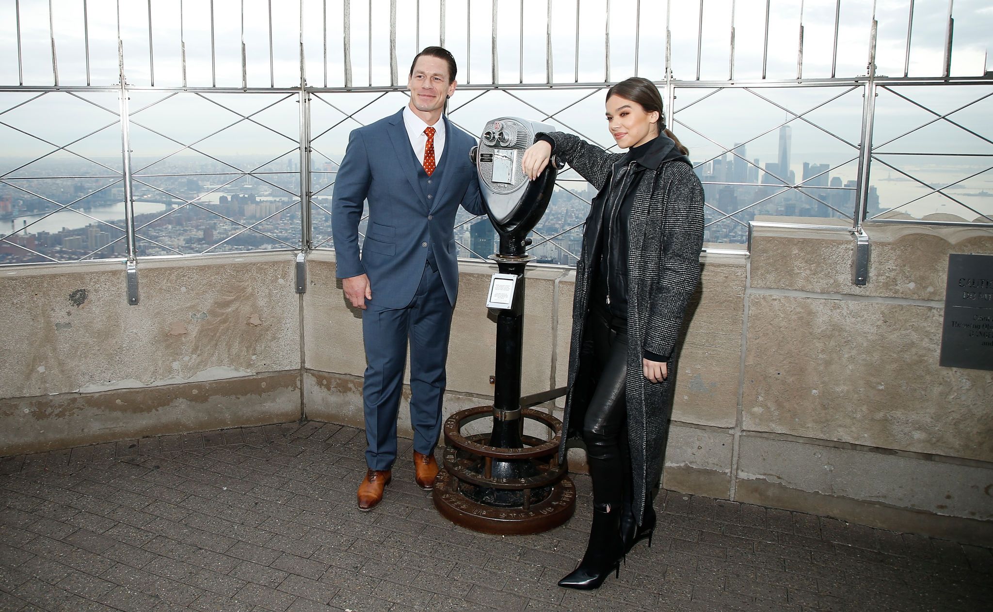 Hailee Steinfeld at the Empire State Building