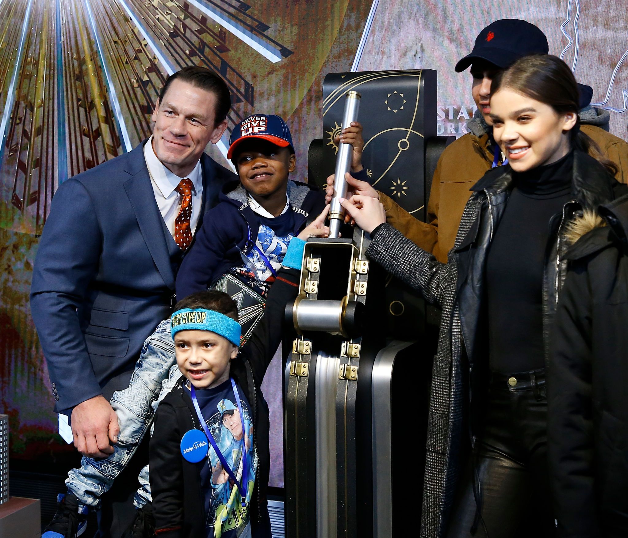 Hailee Steinfeld at the Empire State Building