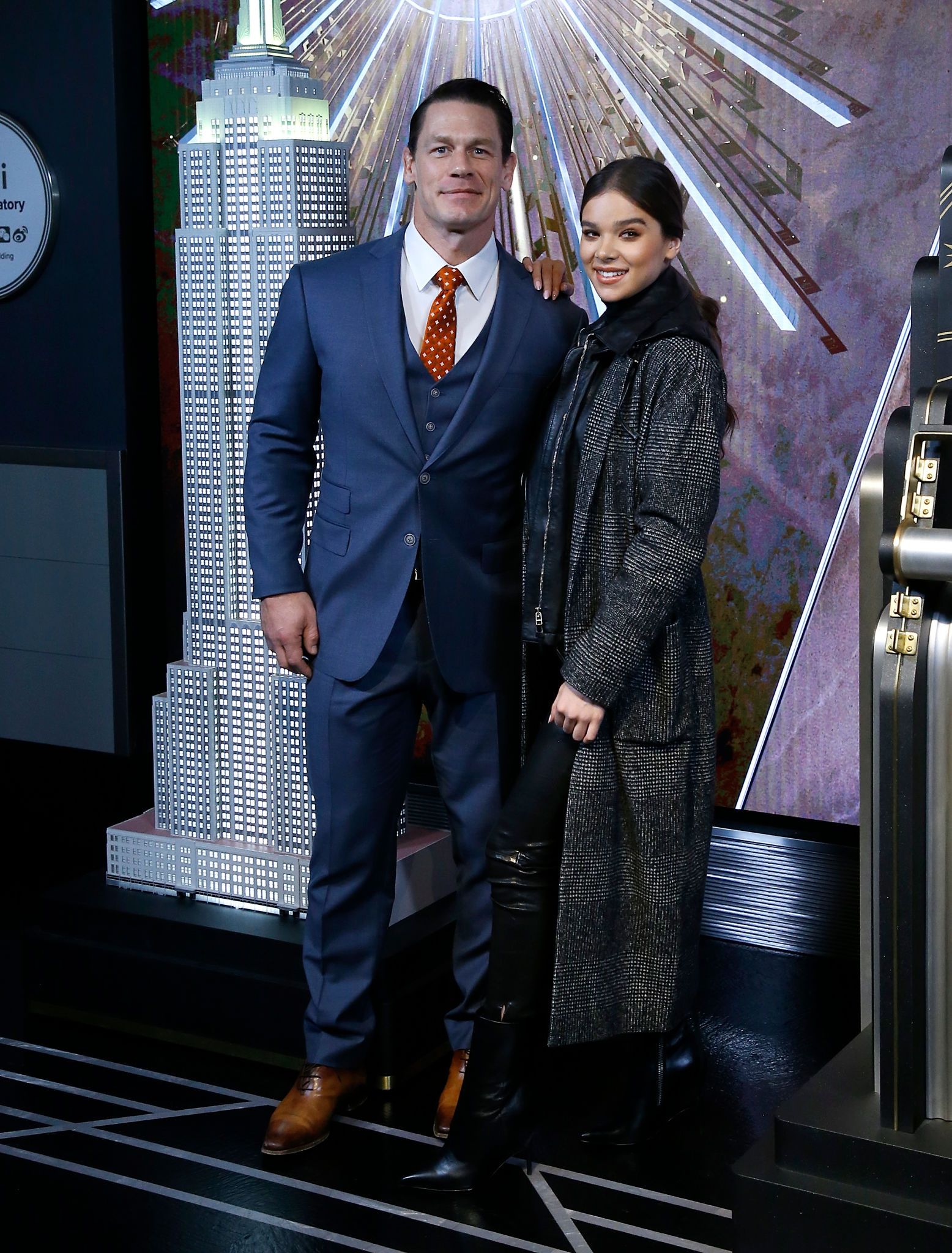 Hailee Steinfeld at the Empire State Building