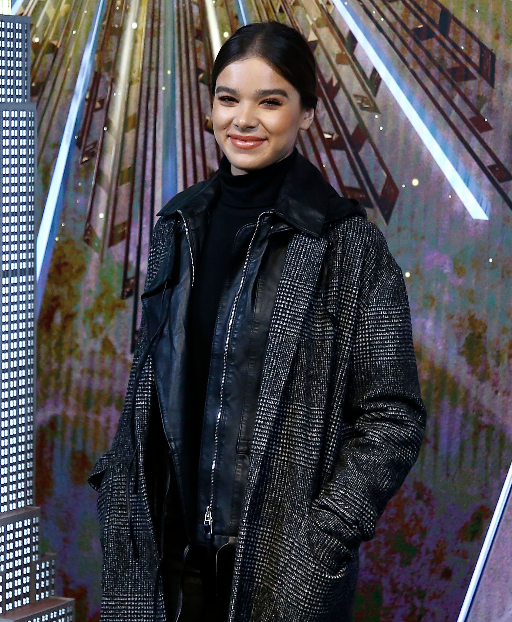 Hailee Steinfeld at the Empire State Building