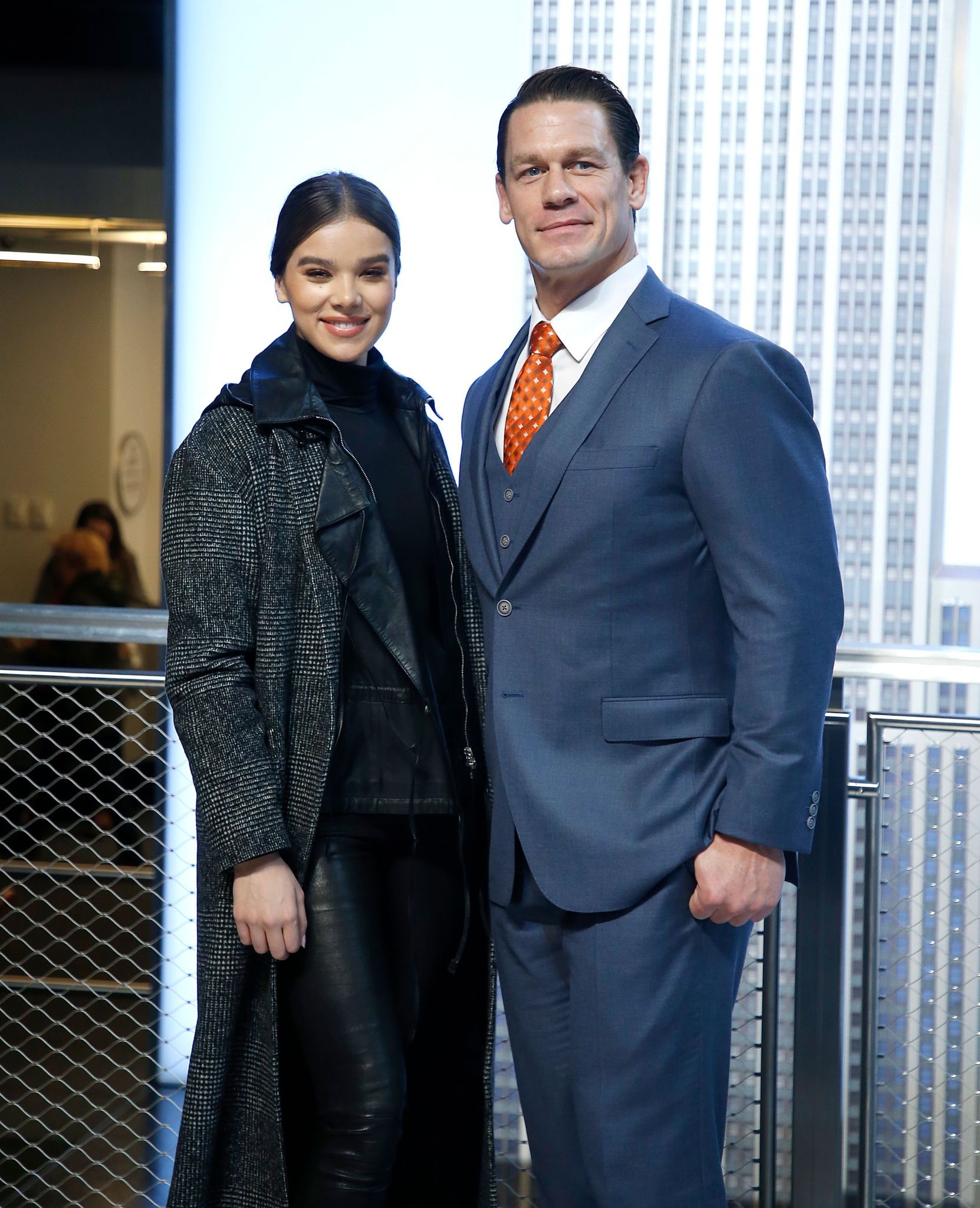 Hailee Steinfeld at the Empire State Building