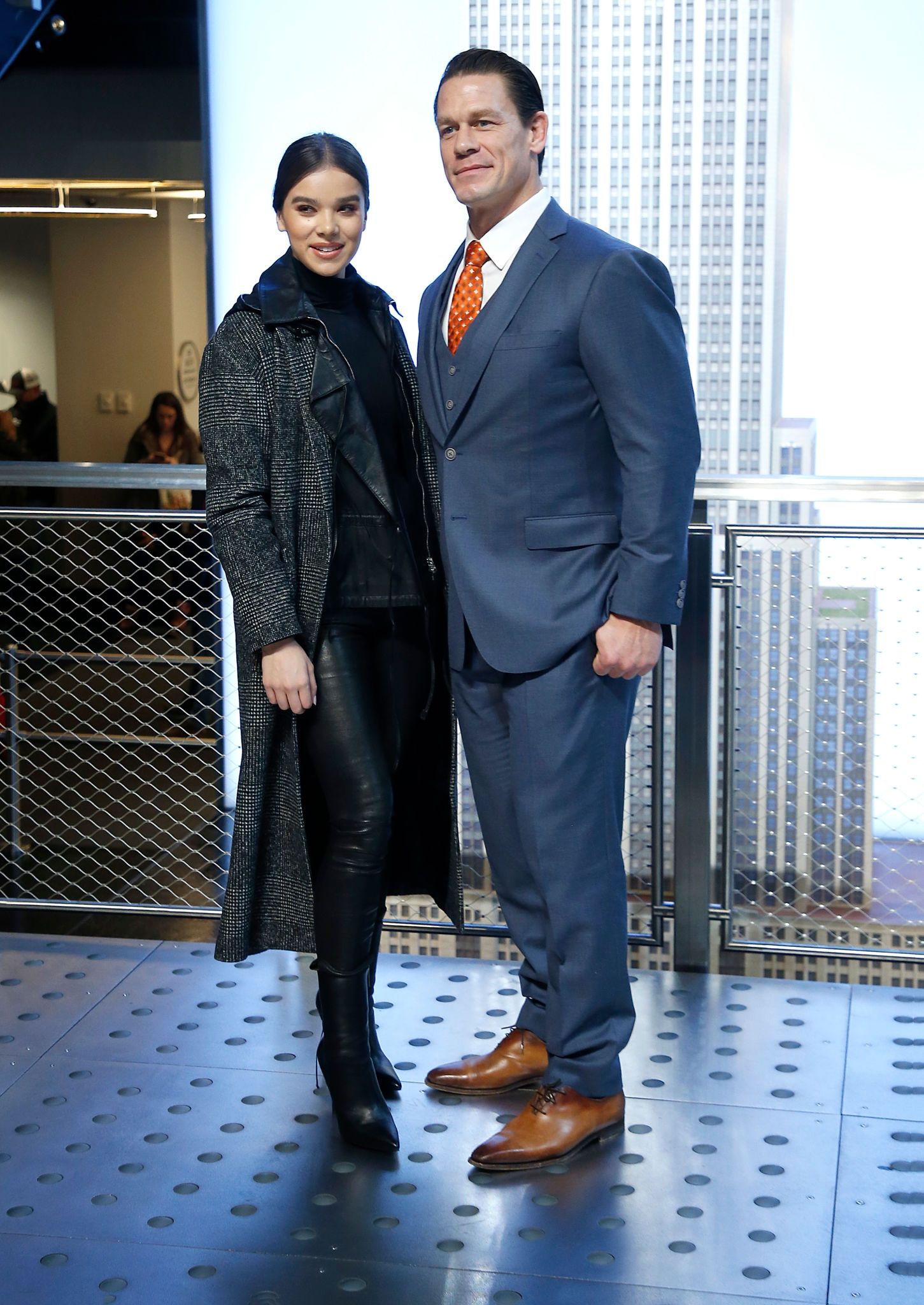 Hailee Steinfeld at the Empire State Building