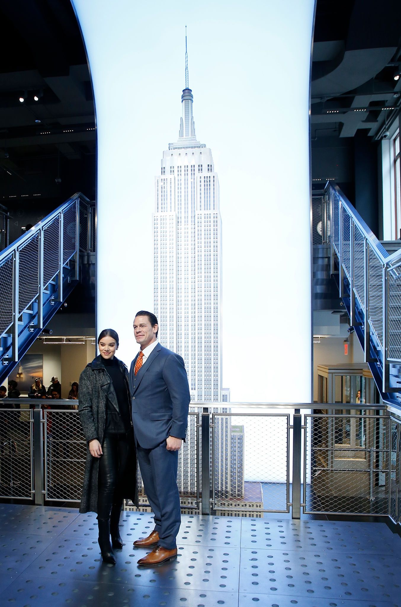 Hailee Steinfeld at the Empire State Building