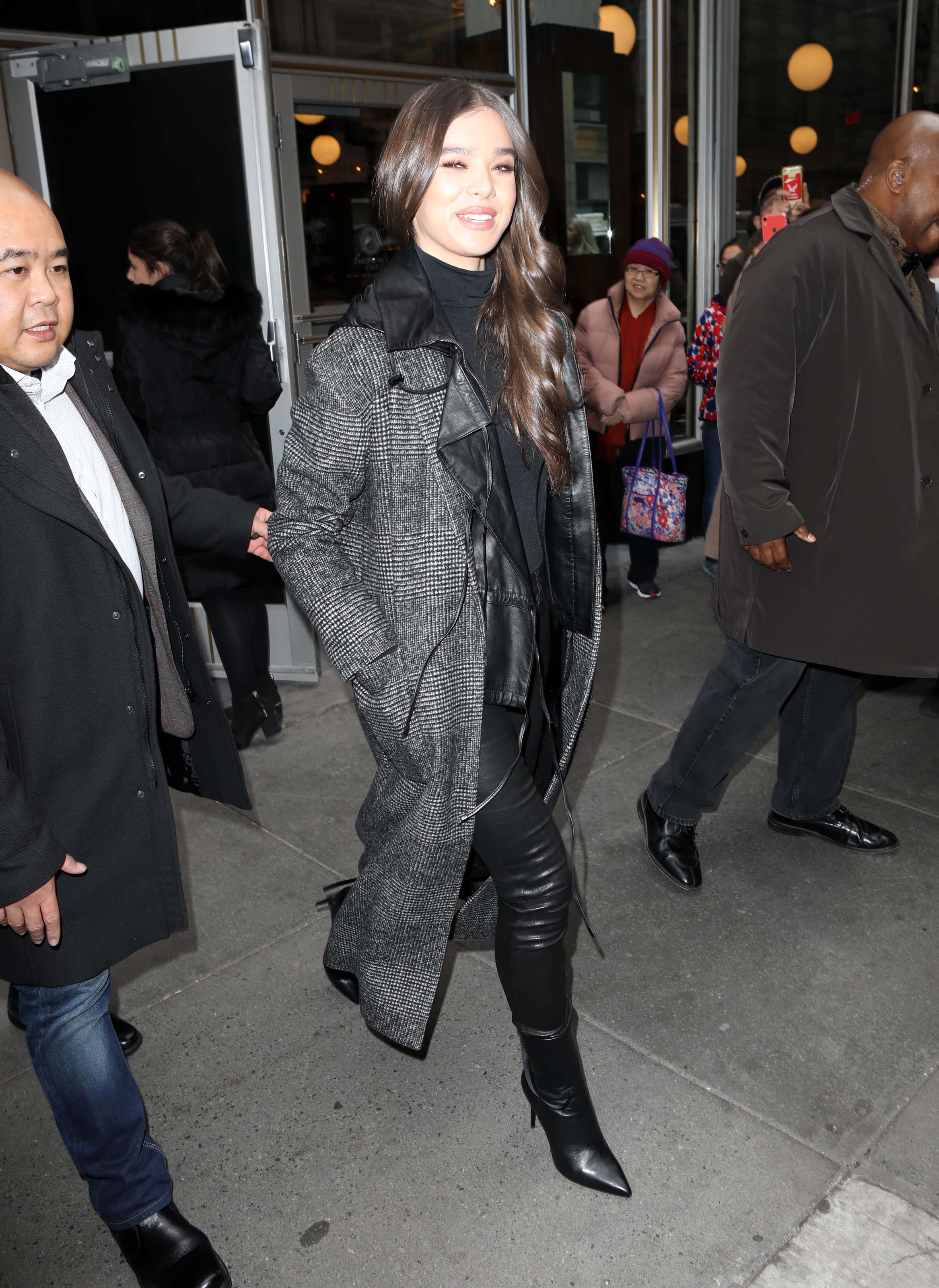Hailee Steinfeld out in NYC