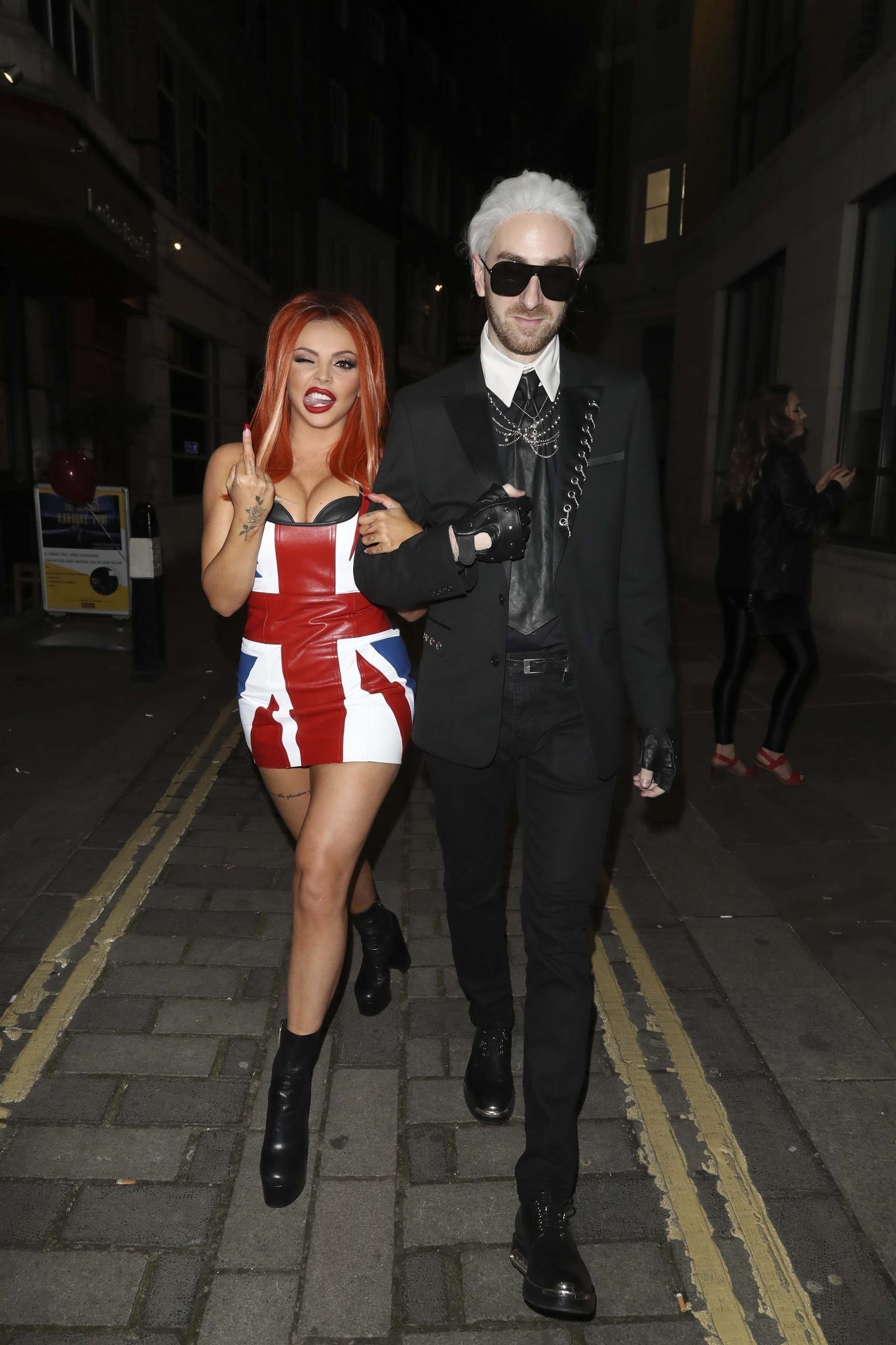 Jesy Nelson at Jade Thirlwall’s birthday party