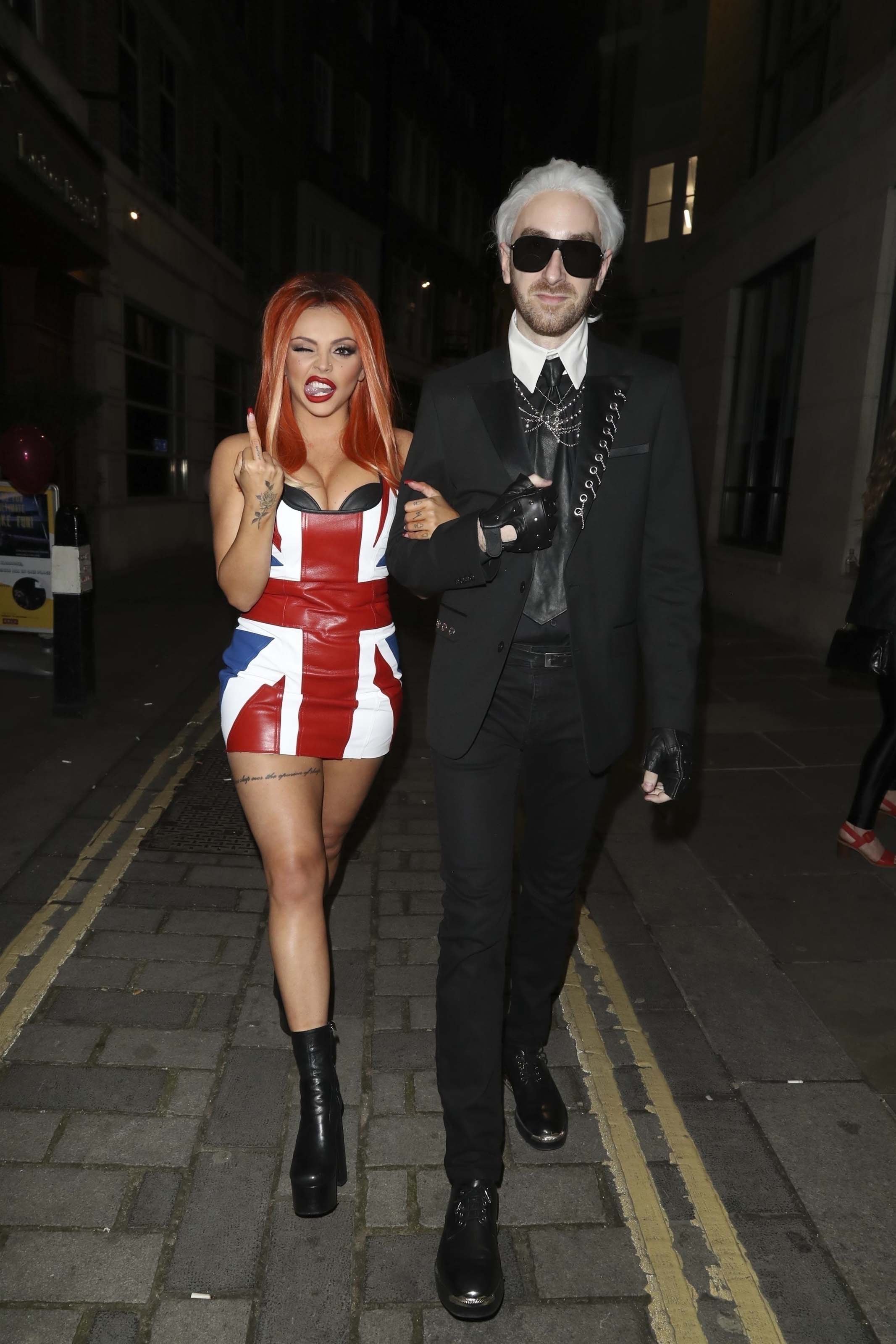 Jesy Nelson at Jade Thirlwall’s birthday party