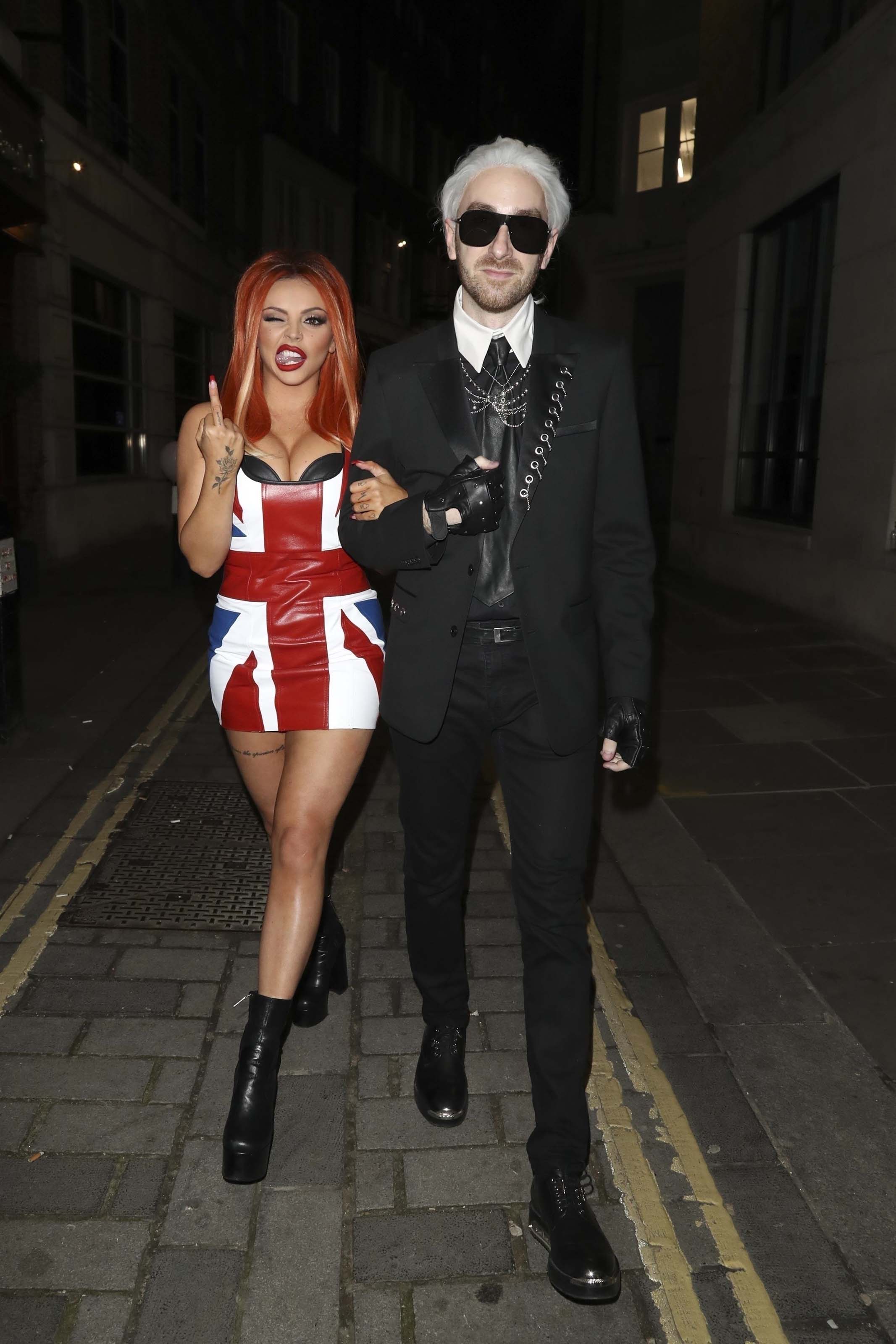 Jesy Nelson at Jade Thirlwall’s birthday party